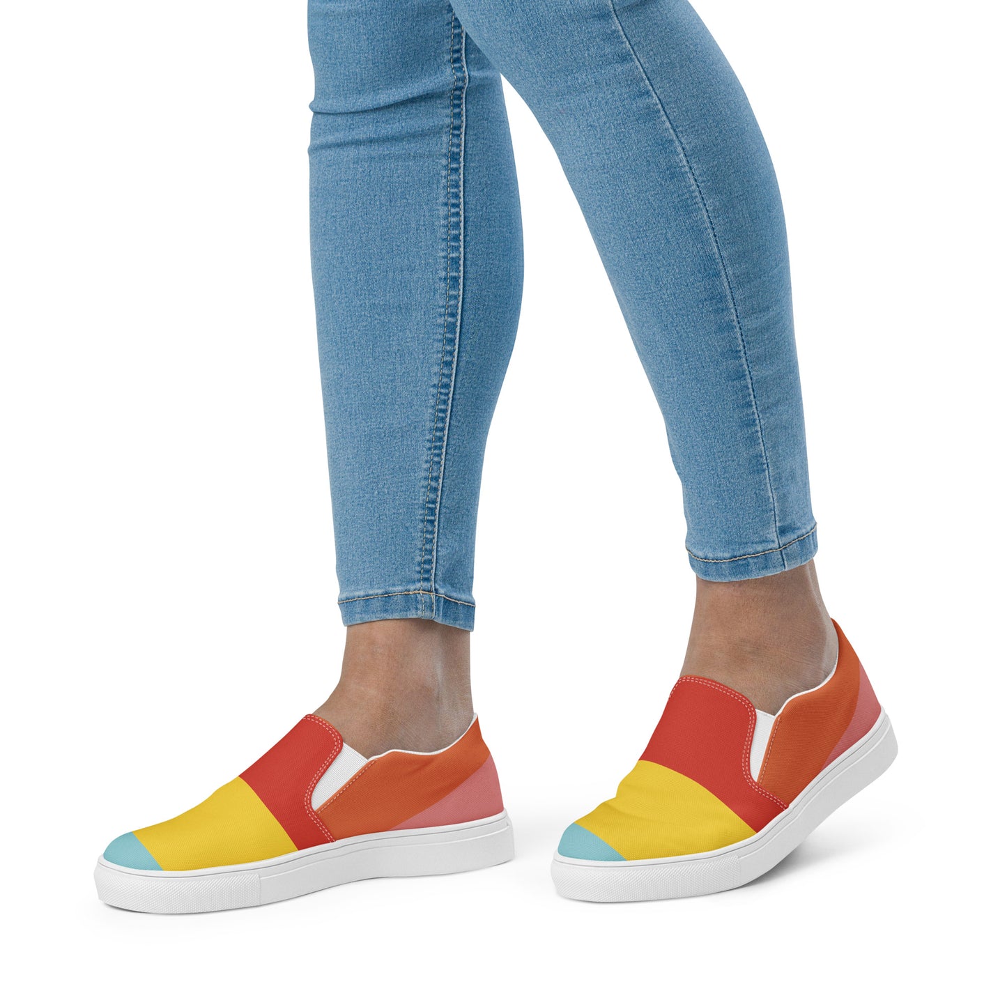 COLORFUL Women’s Slip-On Canvas Shoes