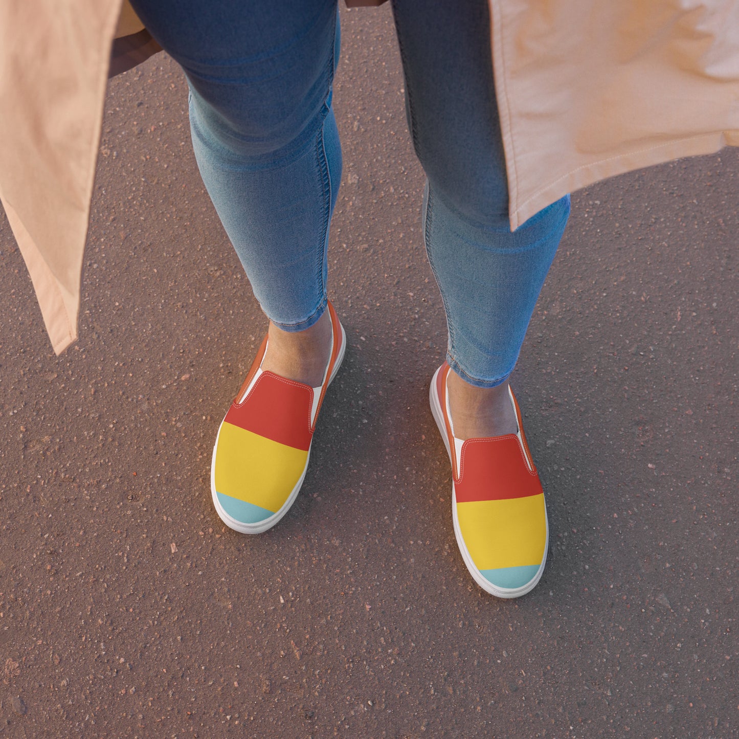 COLORFUL Women’s Slip-On Canvas Shoes