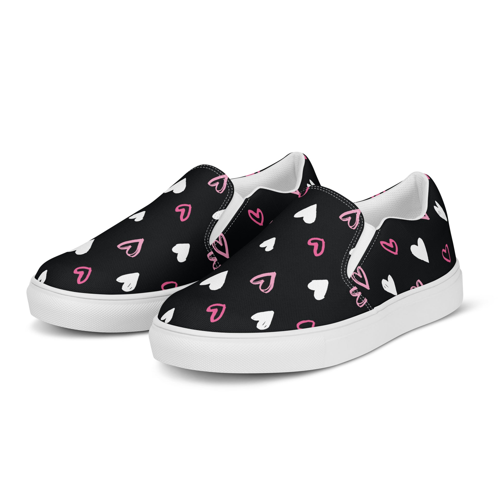 BE MY VALENTINE Women’s Slip-On Canvas Shoes - SOULSKY
