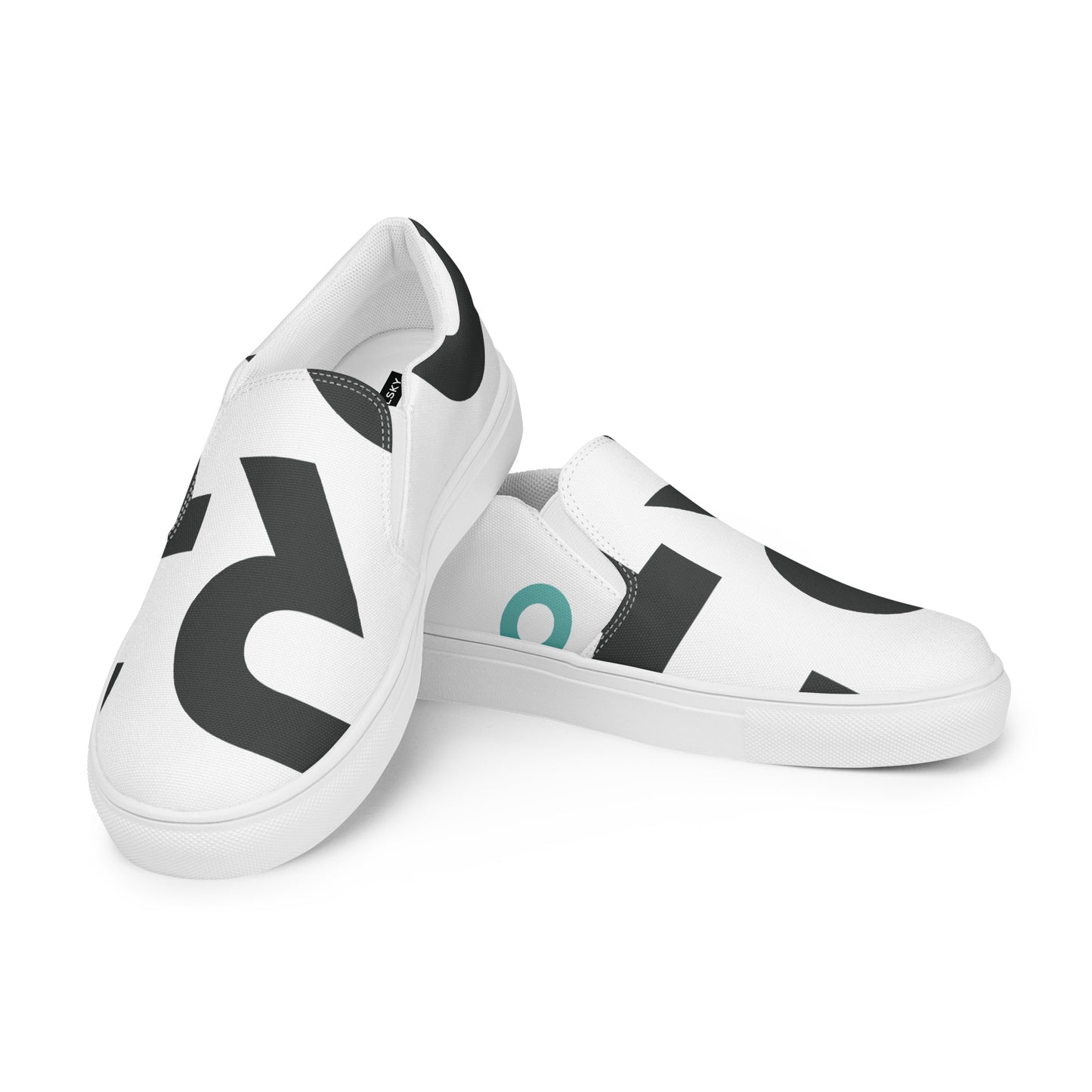 AFRICA IS THE FUTURE Women’s Slip-On Canvas Shoes (White)