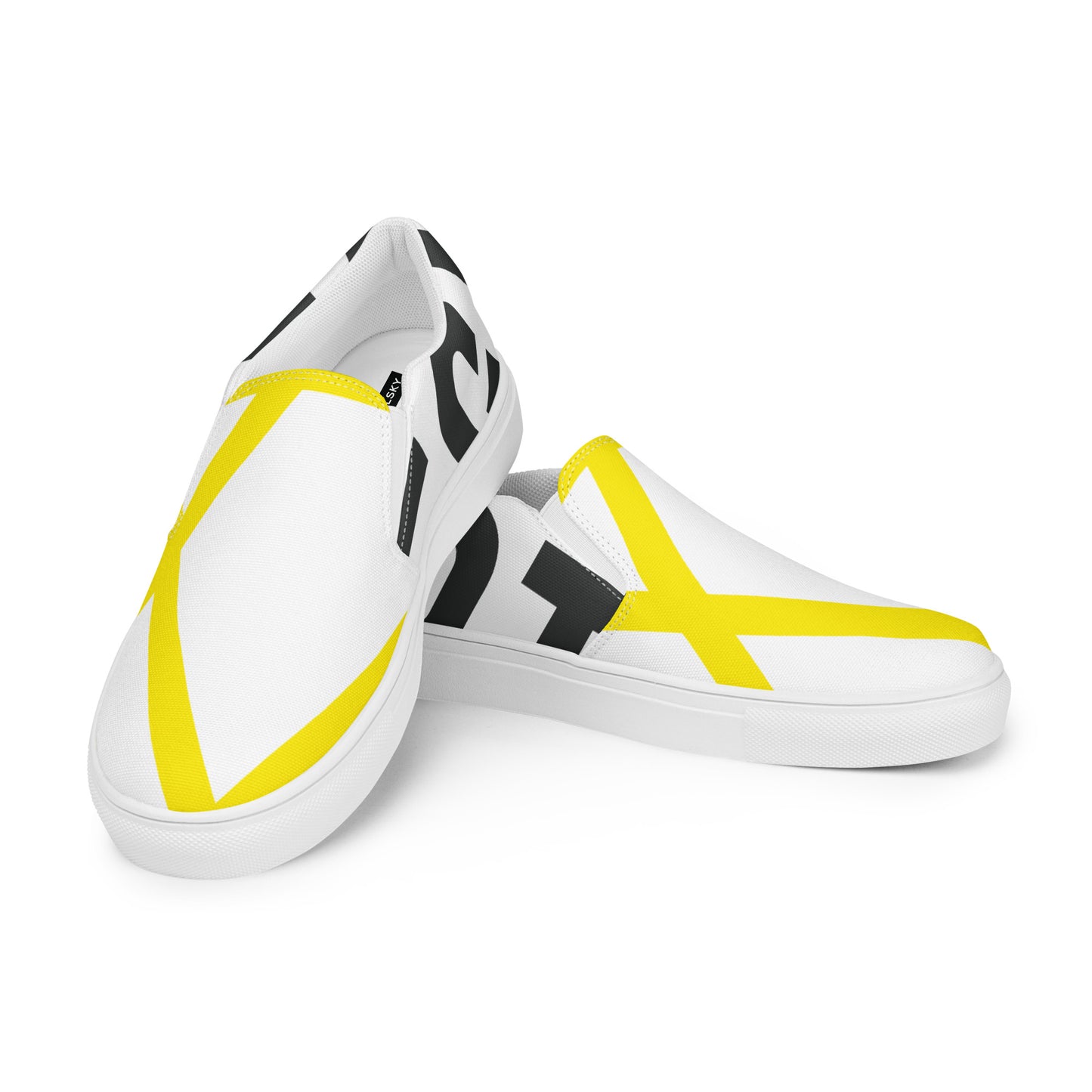 EGYPT Women’s Slip-On Canvas Shoes (White)