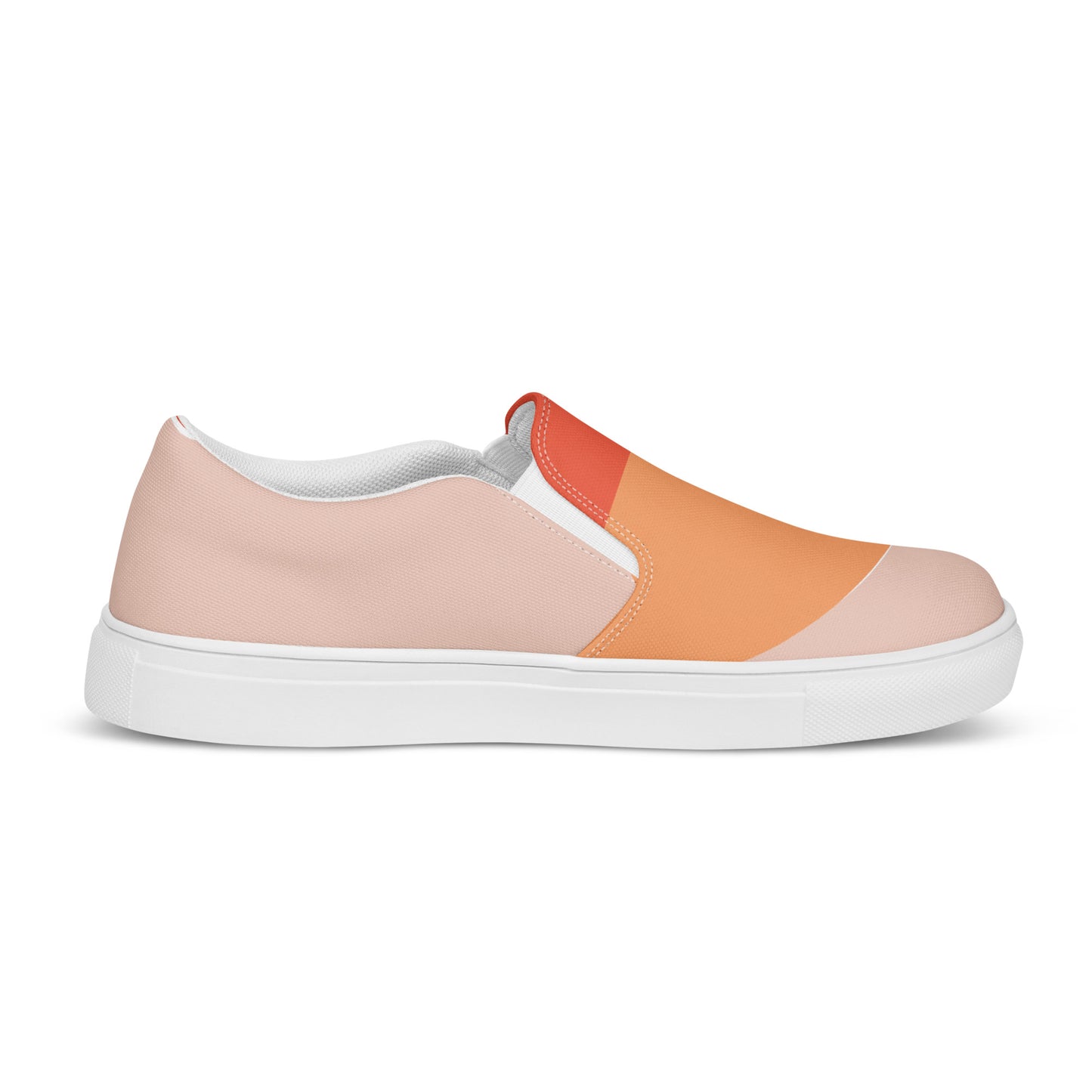 OCEAN CALM Women’s Slip-On Canvas Shoes (Orange)