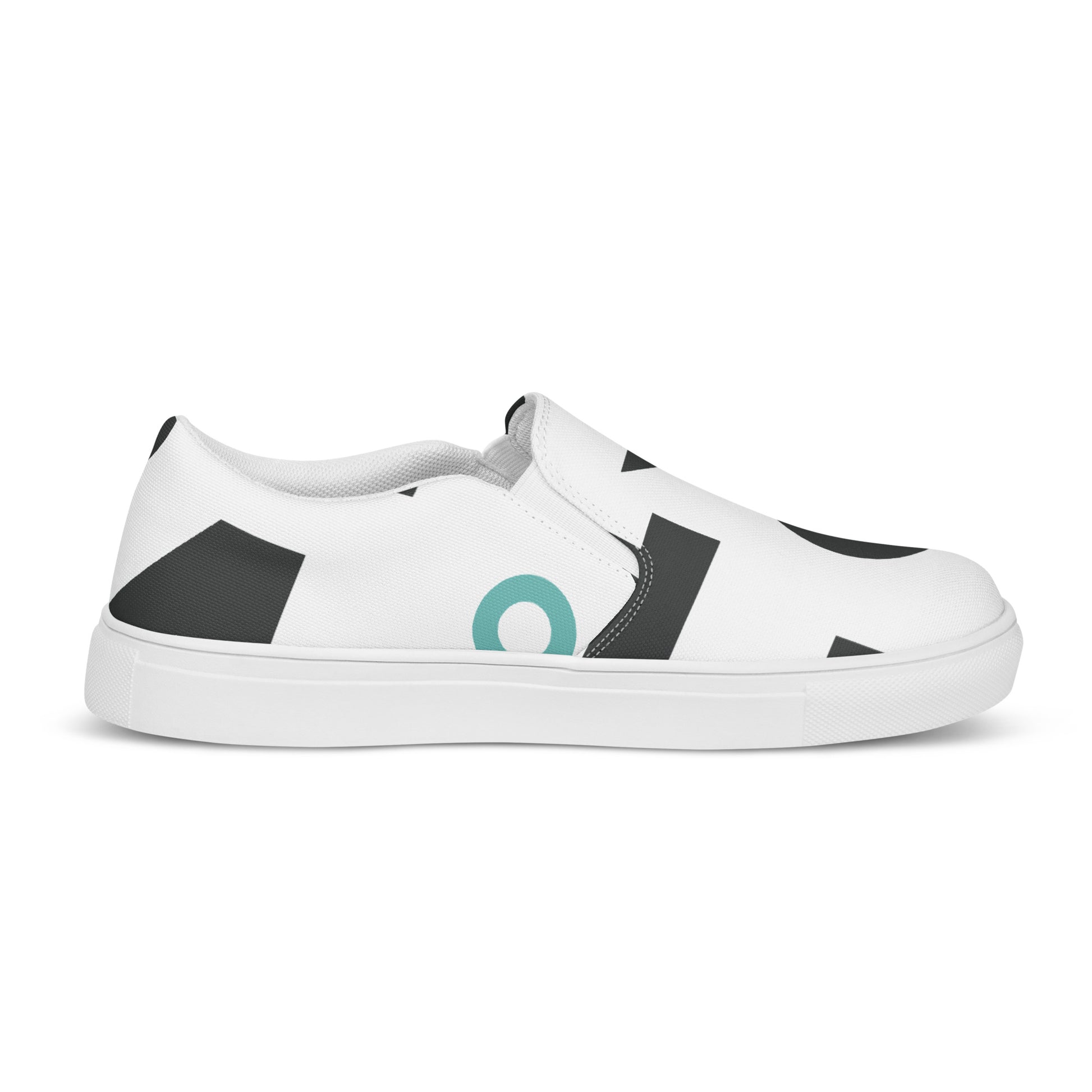 AFRICA IS THE FUTURE Women’s Slip-On Canvas Shoes (White) - SOULSKY