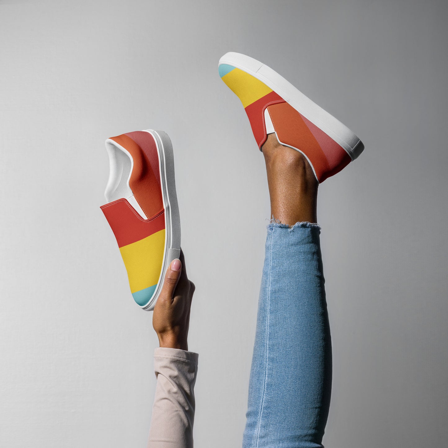 COLORFUL Women’s Slip-On Canvas Shoes