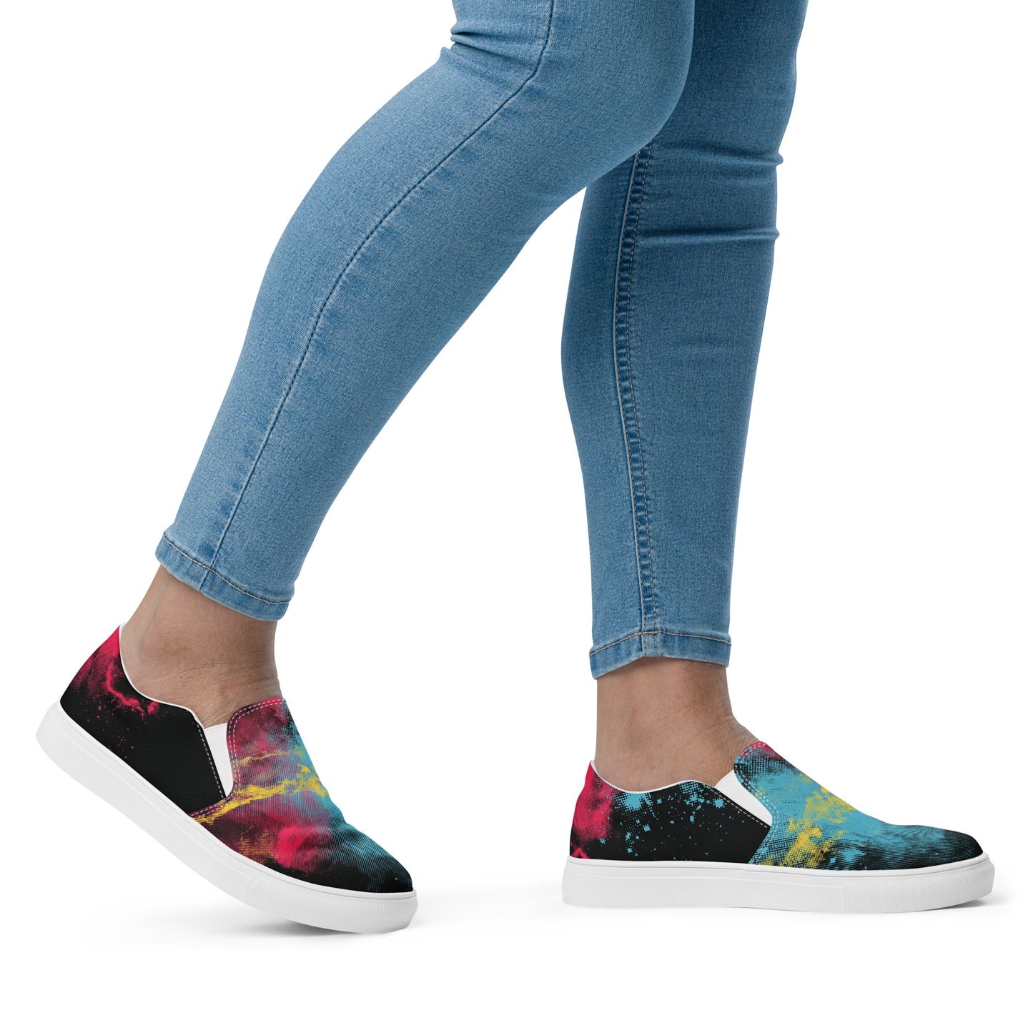 STARBURST Women’s Slip-On Canvas Shoes - SOULSKY