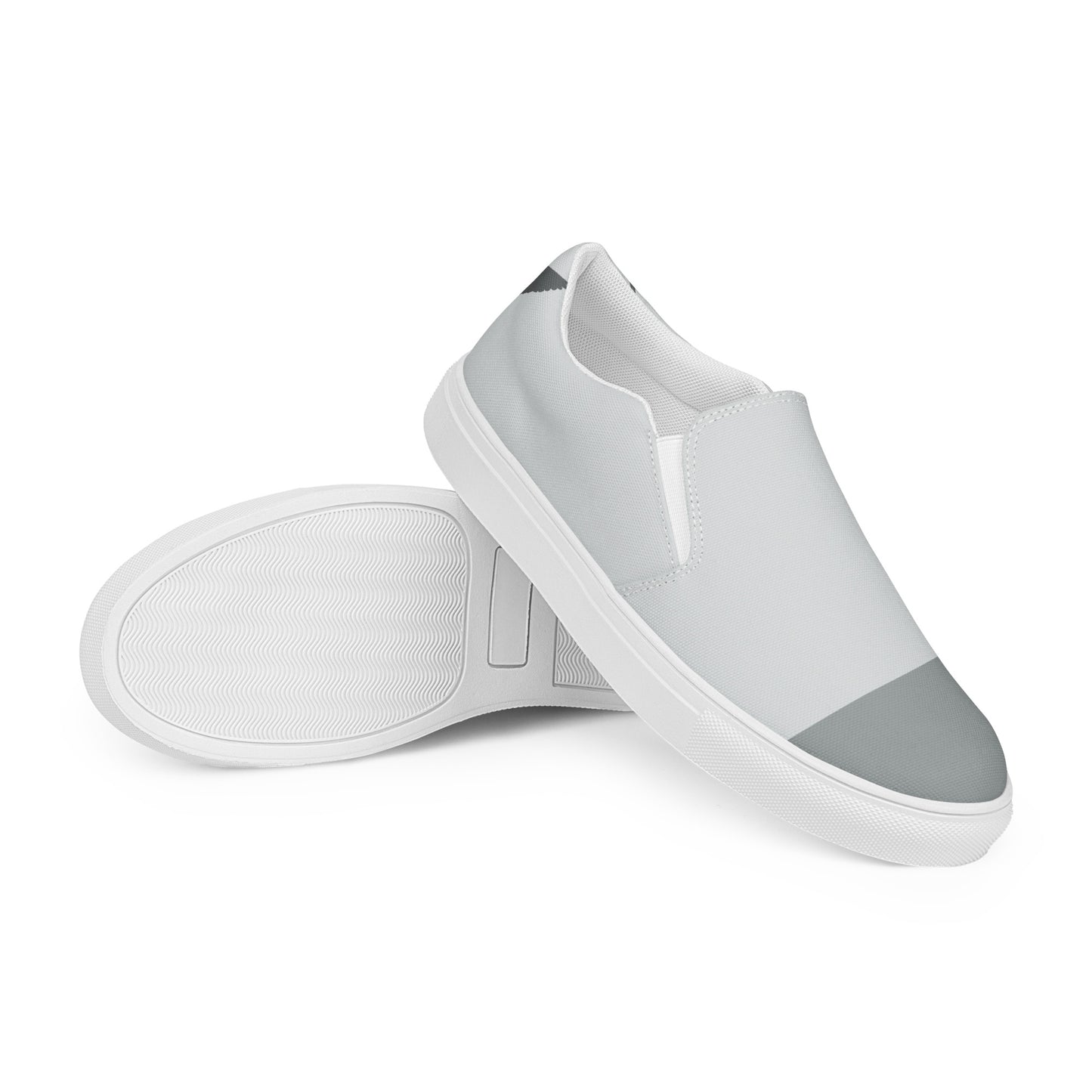 NEVER LOSE HOPE Women’s Slip-On Canvas Shoess (Gray)