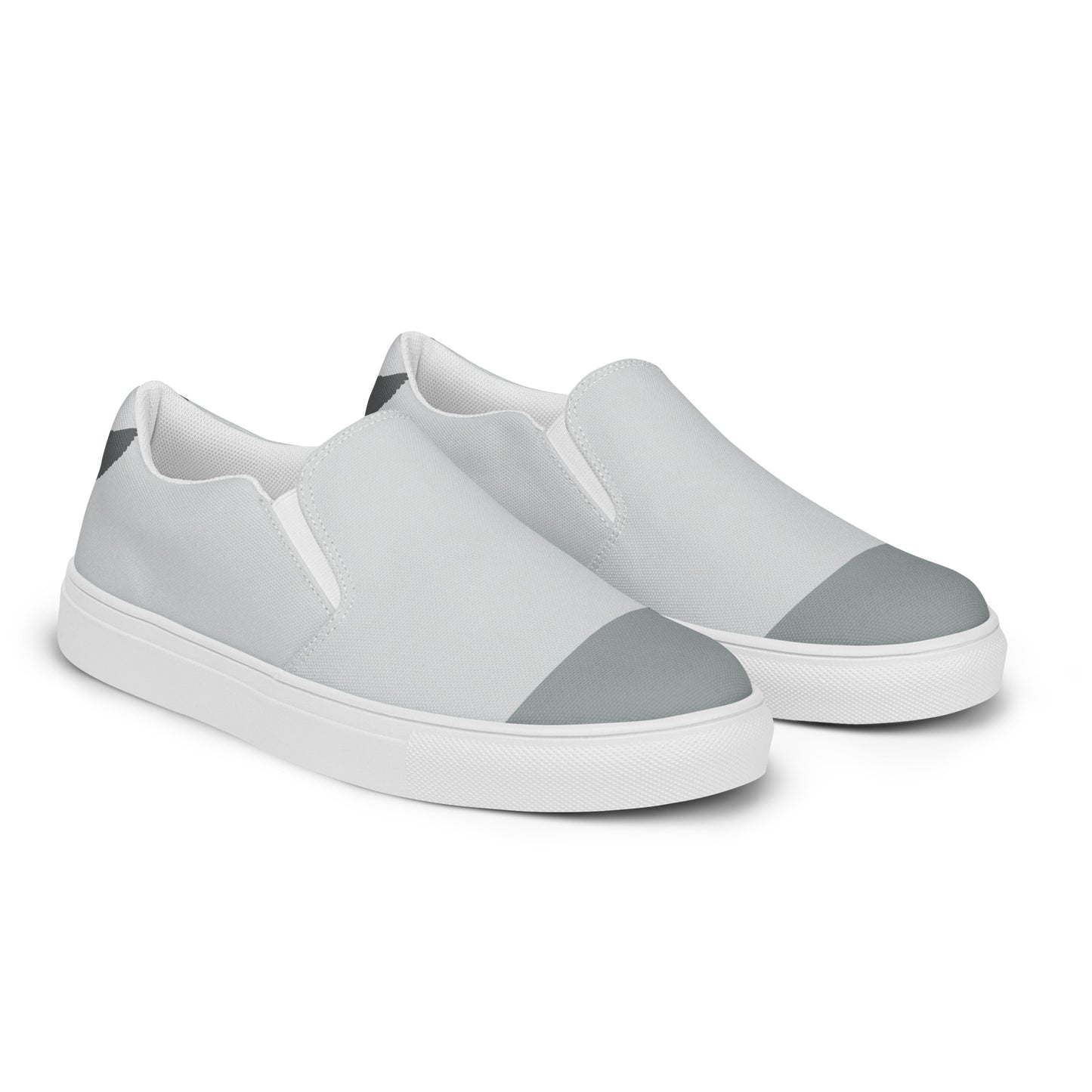 NEVER LOSE HOPE Women’s Slip-On Canvas Shoess (Gray)
