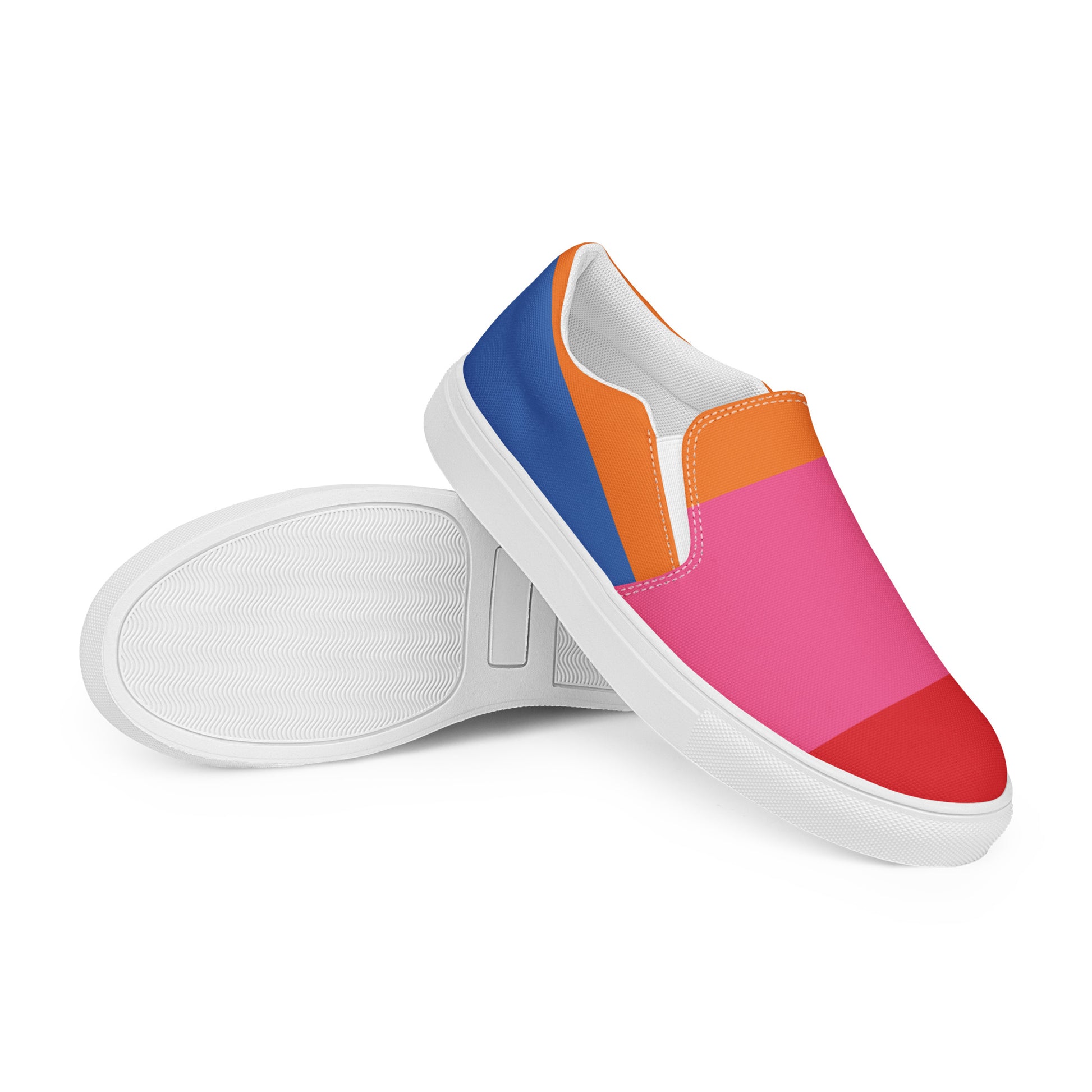 COLORFUL Women’s Slip-On Canvas Shoes (80's Flow) - SOULSKY