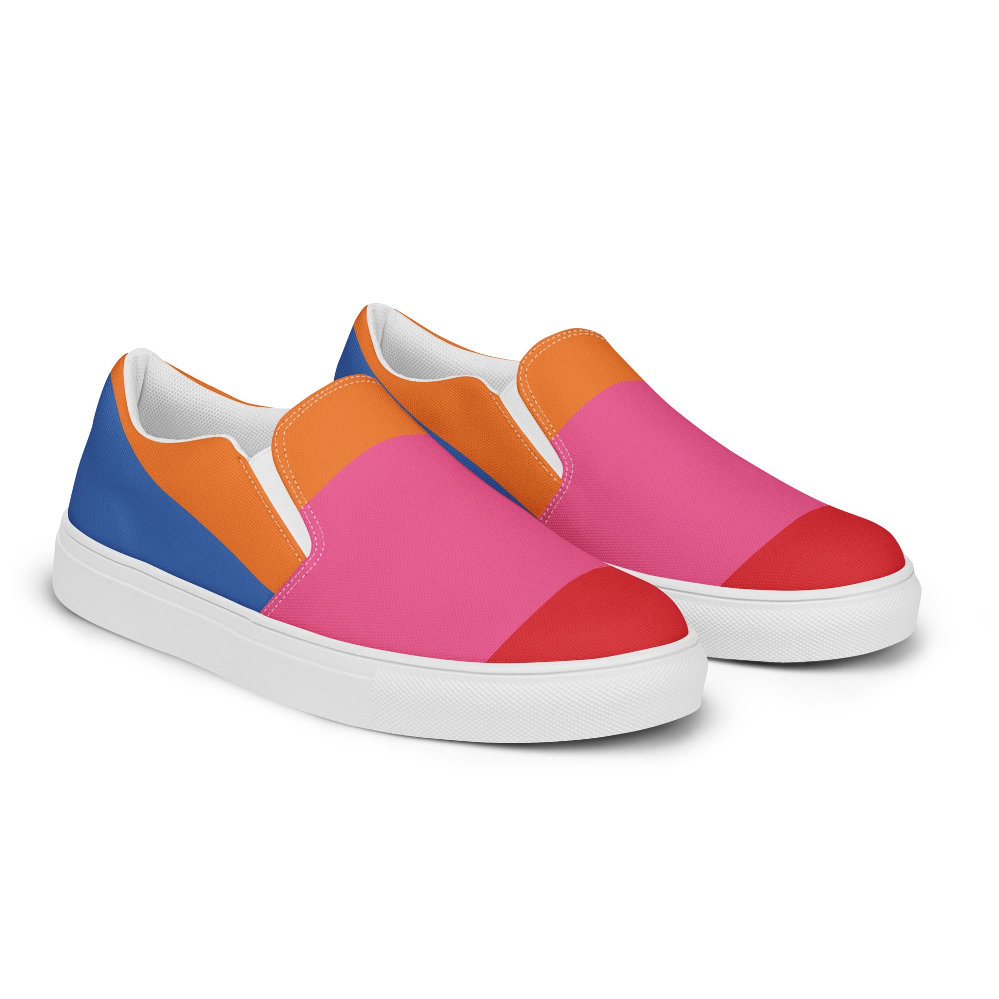 COLORFUL Women’s Slip-On Canvas Shoes (80's Flow) - SOULSKY