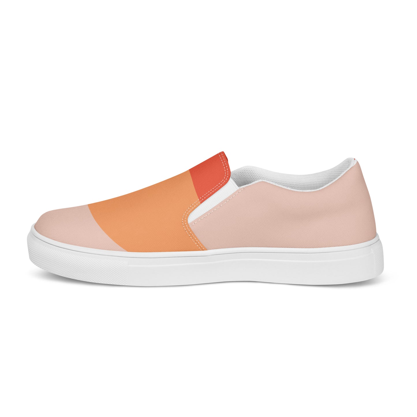 OCEAN CALM Women’s Slip-On Canvas Shoes (Orange)