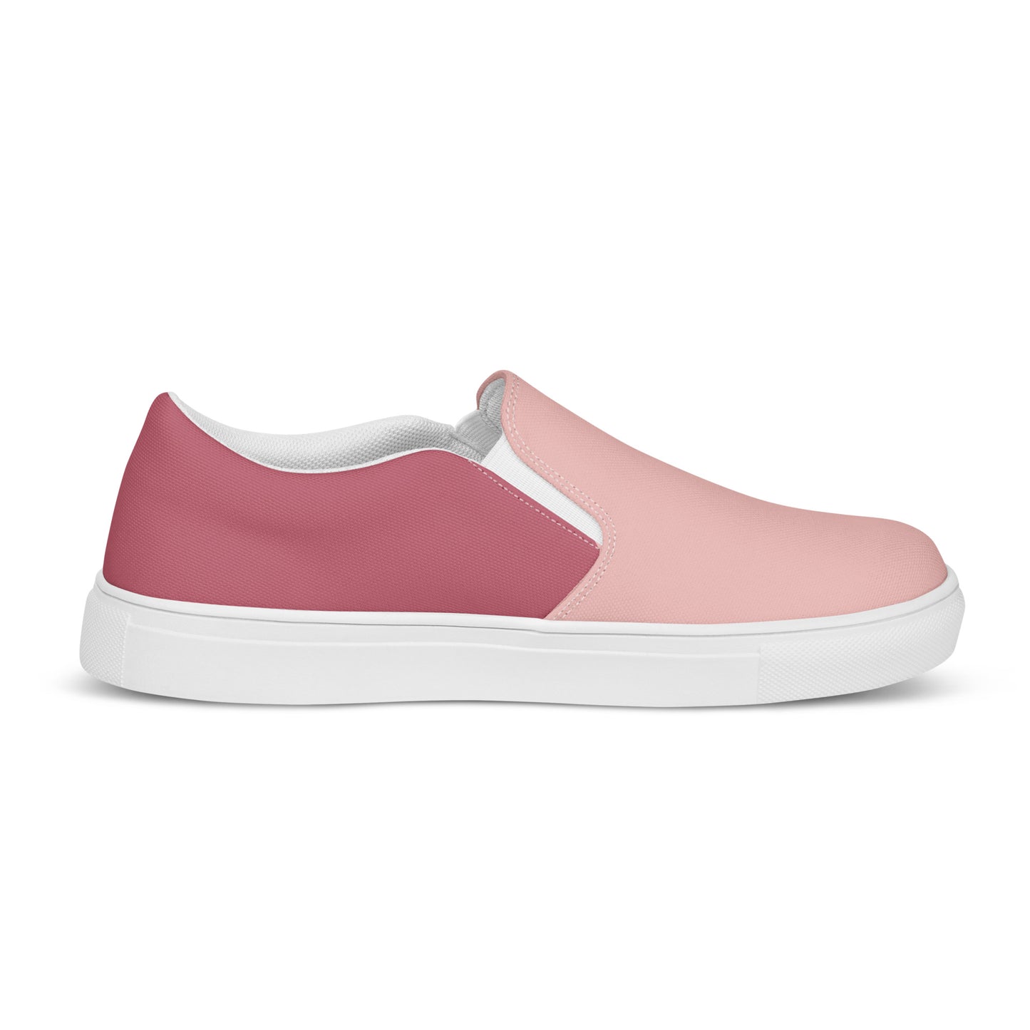 Women’s Slip-On Canvas Shoes (Pink, Mauve)