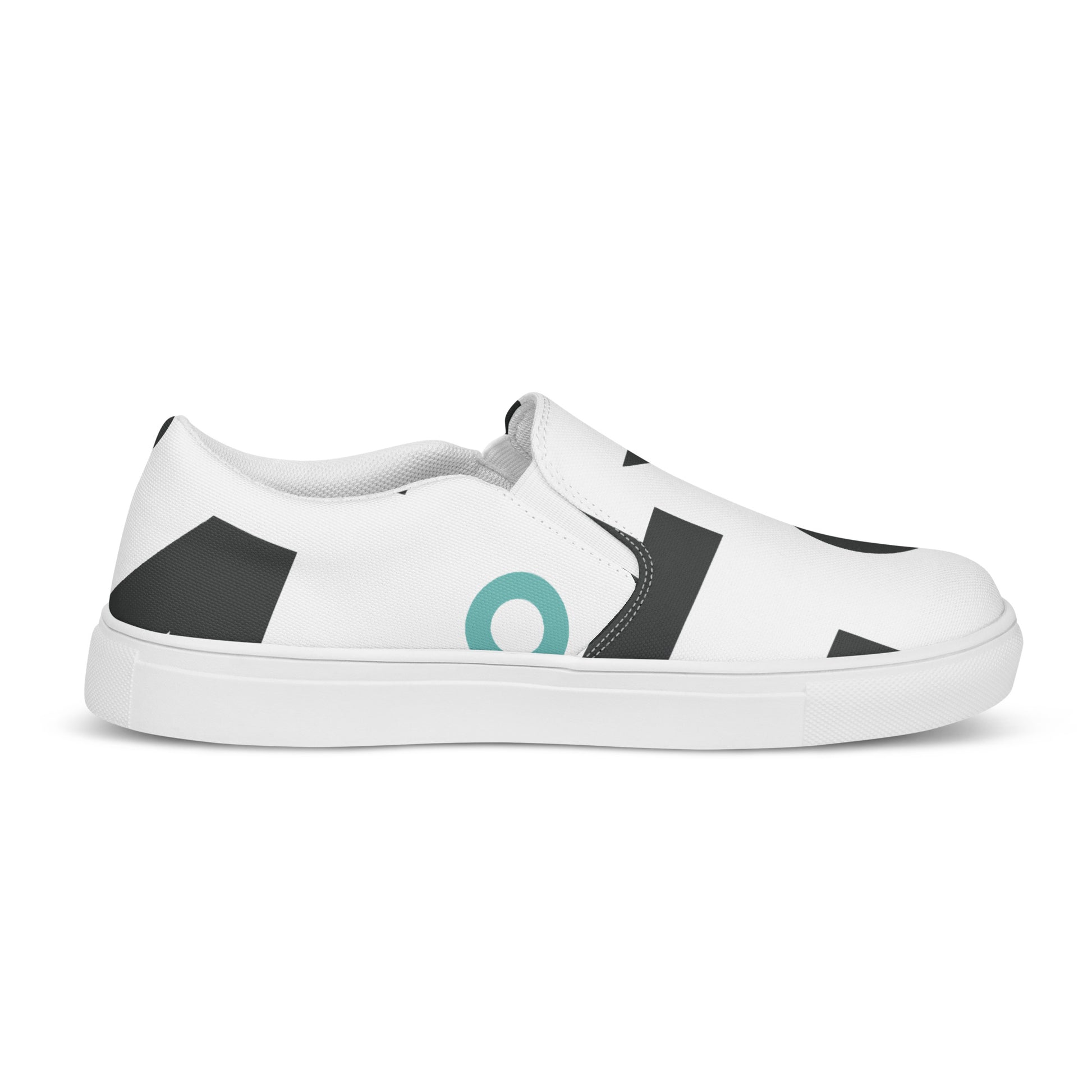 AFRICA IS THE FUTURE Women’s Slip-On Canvas Shoes (White) - SOULSKY