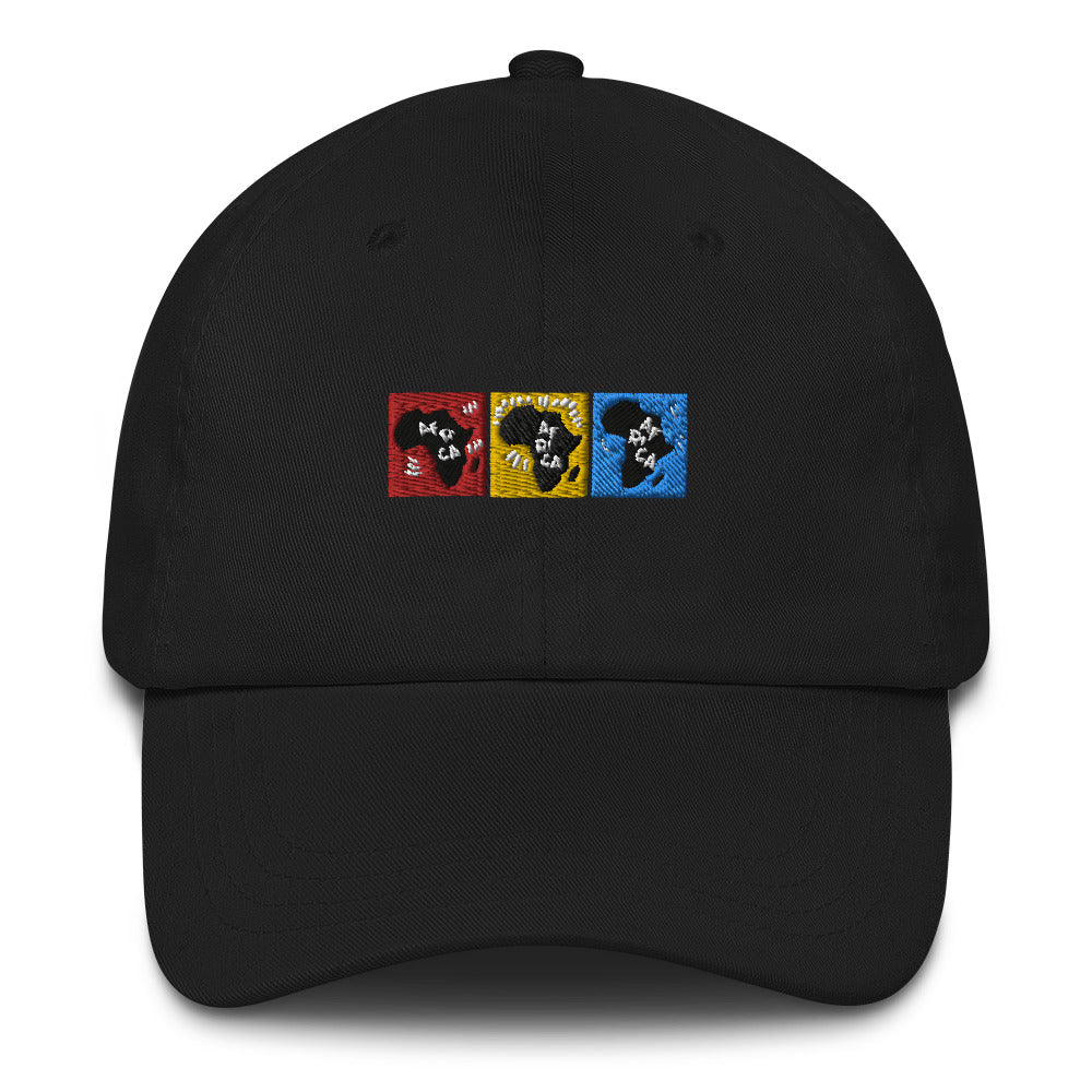 AFRICA PRIMARY Dad Hat (Black) - SOULSKY