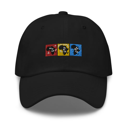 AFRICA PRIMARY Dad Hat (Black) - SOULSKY