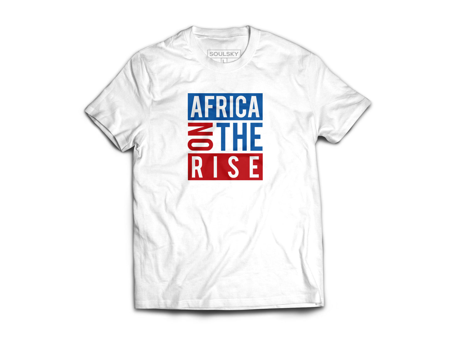 AFRICA ON THE RISE Tee (White) - Kids