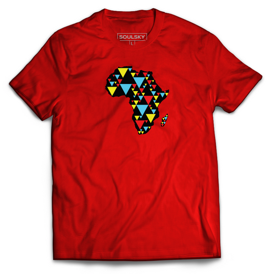 AFRICA IS ELECTRIC Tee (Red) - Kids