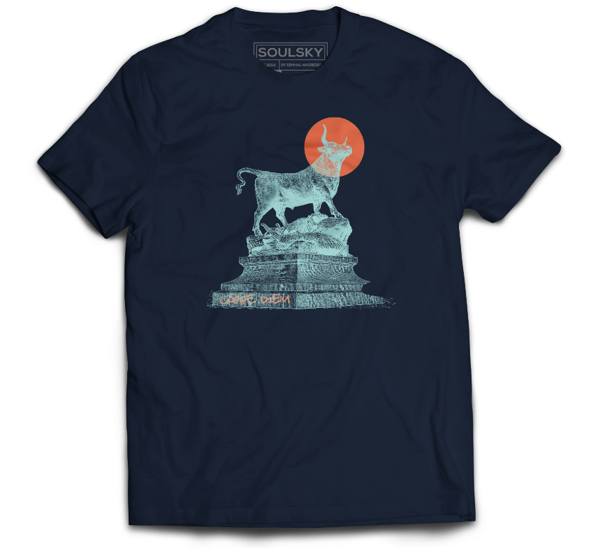 CARPE DIEM Tee (Navy Blue) - Kids