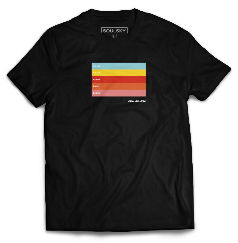 COLORFUL Tee (Black) - SOULSKY