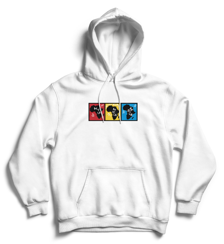 AFRICA PRIMARY Hoodie (White)