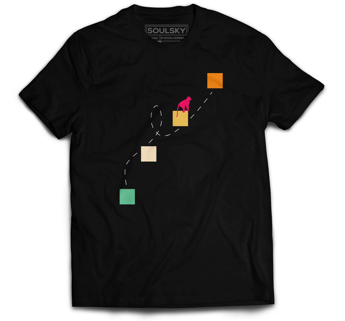 NEVER GIVE UP Tee (Black) - Kids
