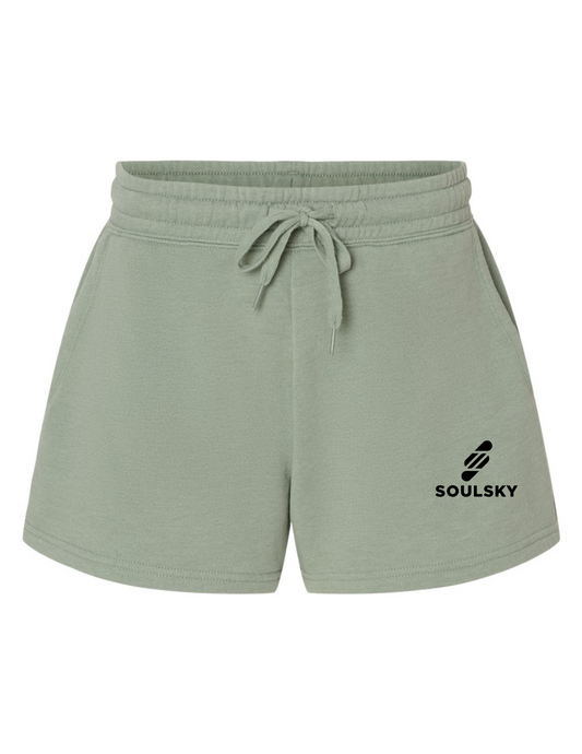 SOULSKY Women's Shorts (Sage Green)