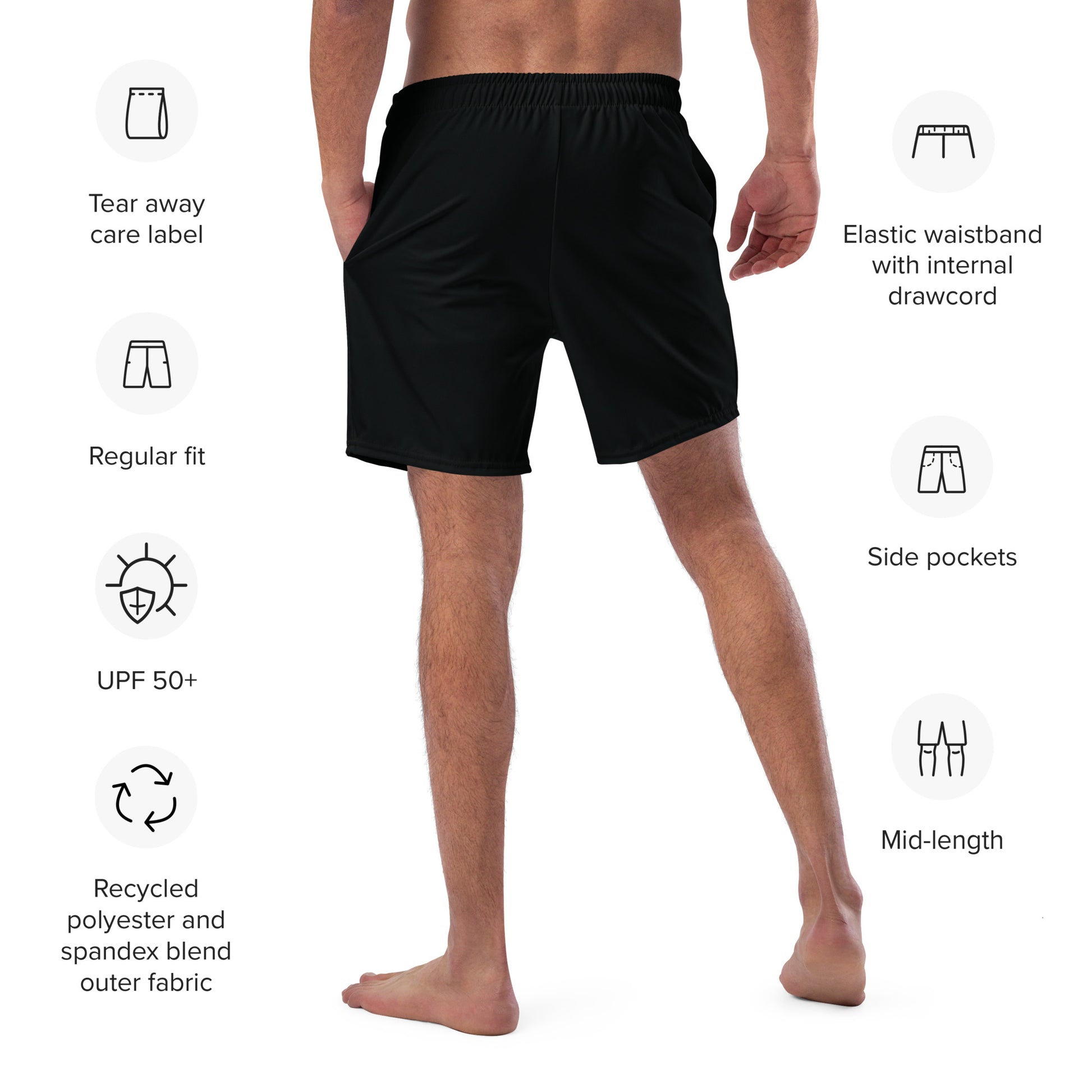 AFRICA IS ELECTRIC Men's Swim Trunks - SOULSKY 