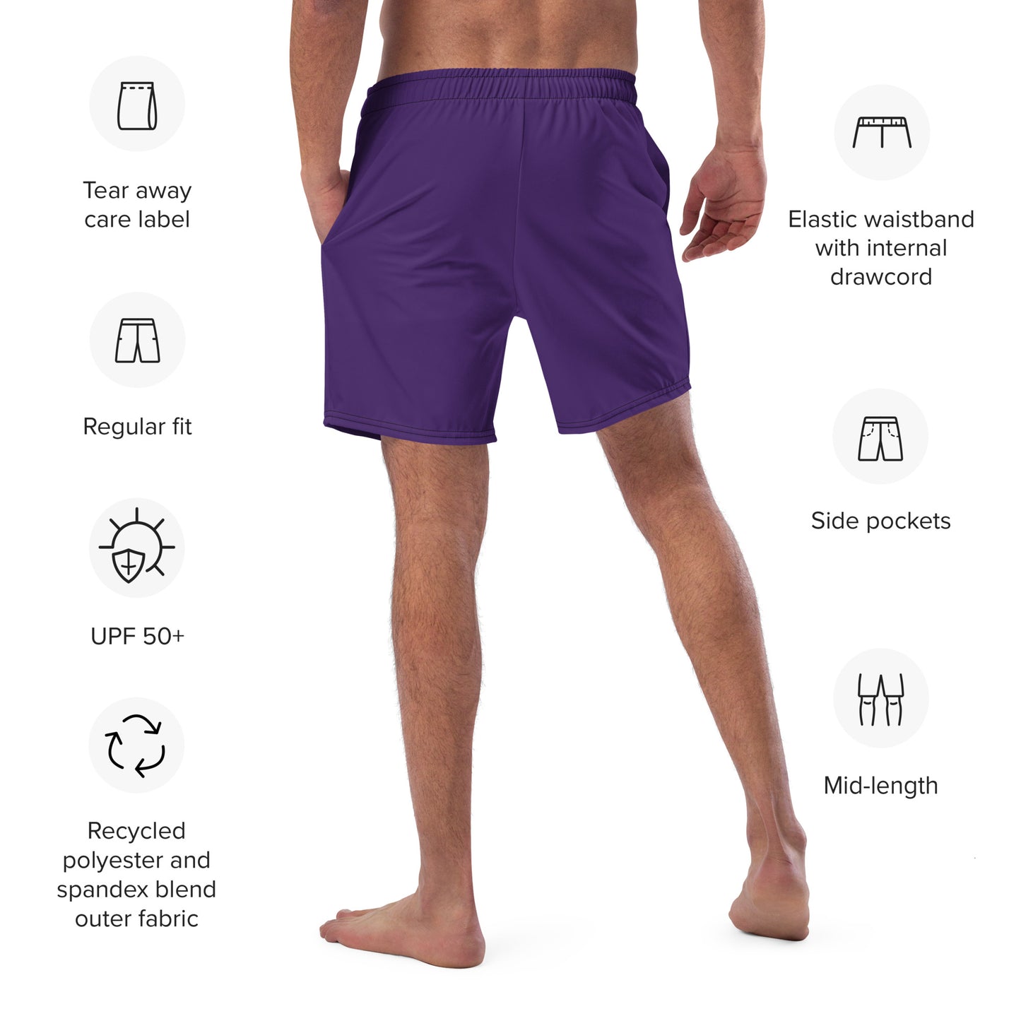 LIVE LOUD Men's Swim Trunks