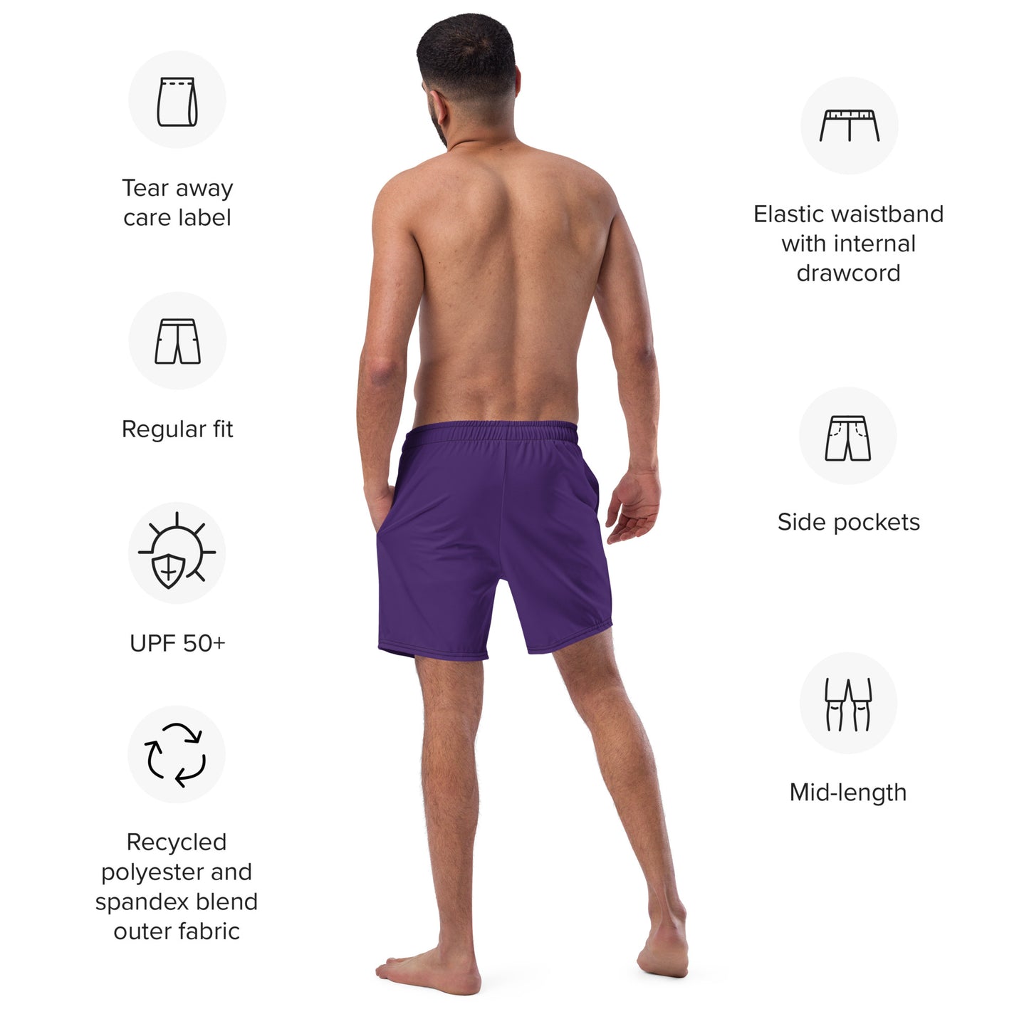 LIVE LOUD Men's Swim Trunks