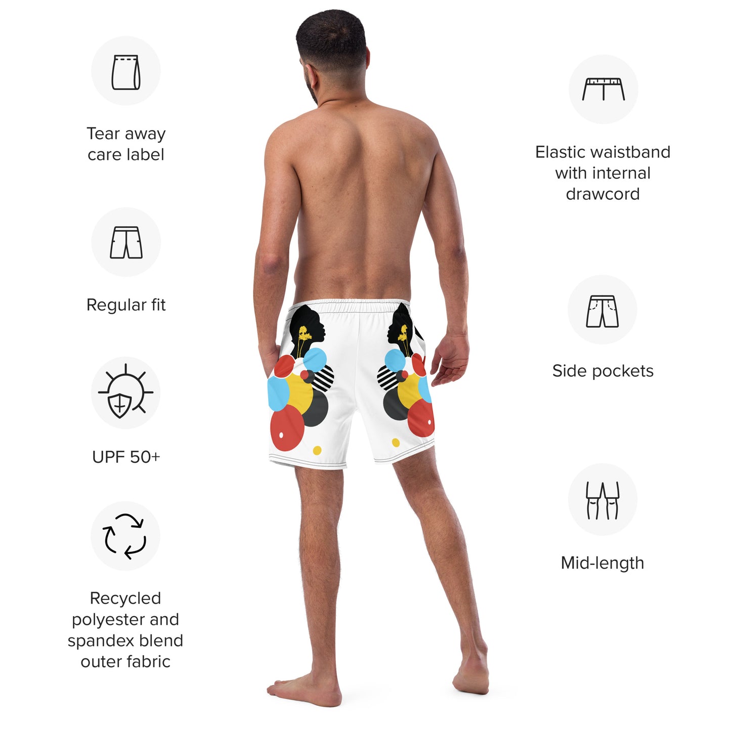 DREAMER Men's Swim Trunks