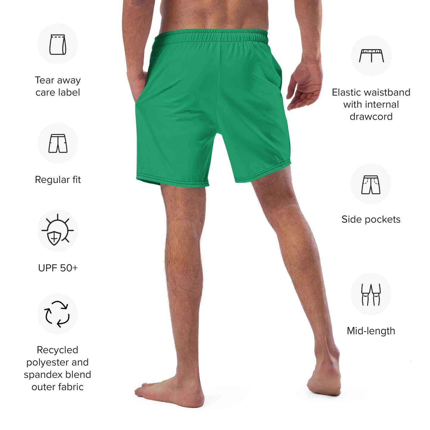 HARMONIZE Men's Swim Trunks