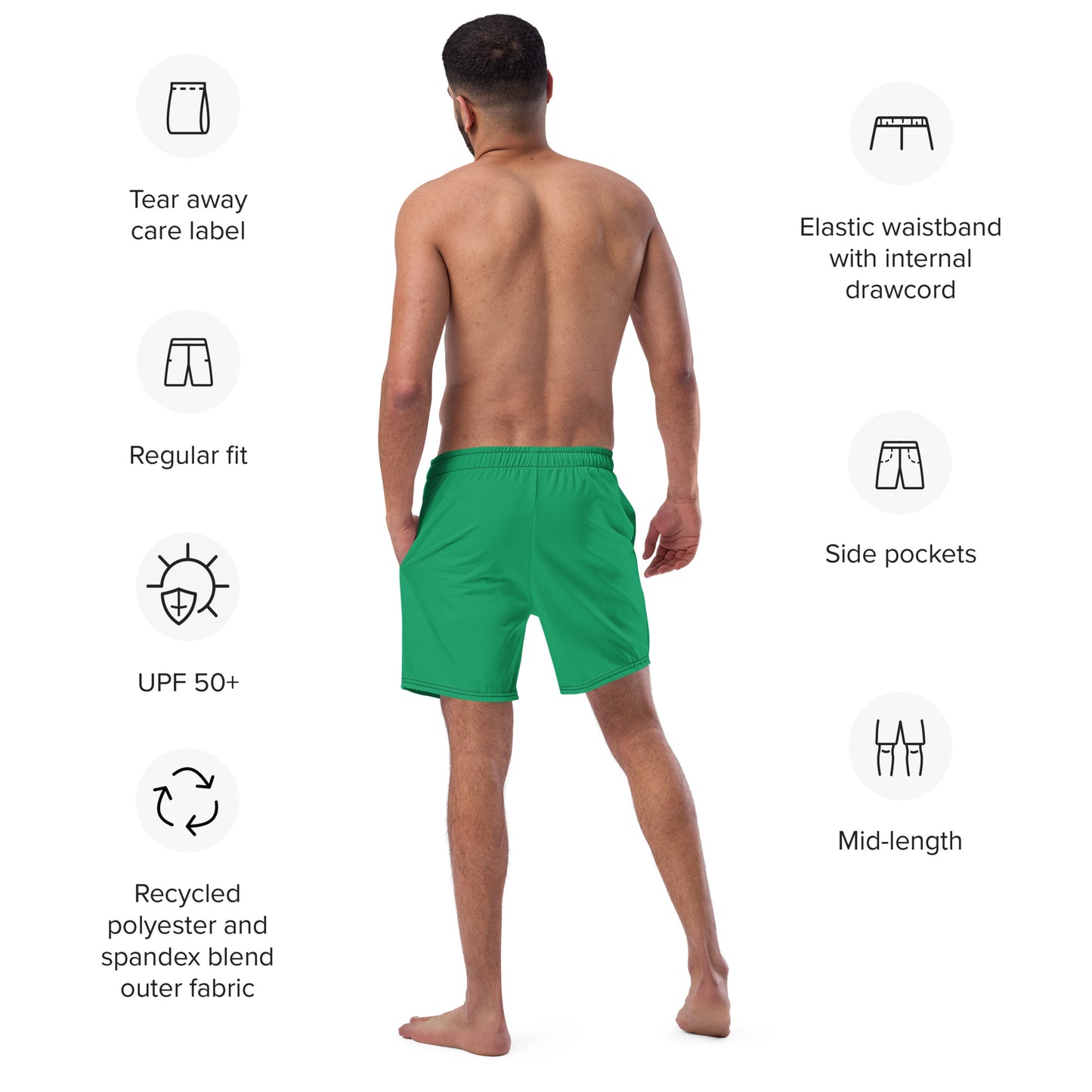 HARMONIZE Men's Swim Trunks