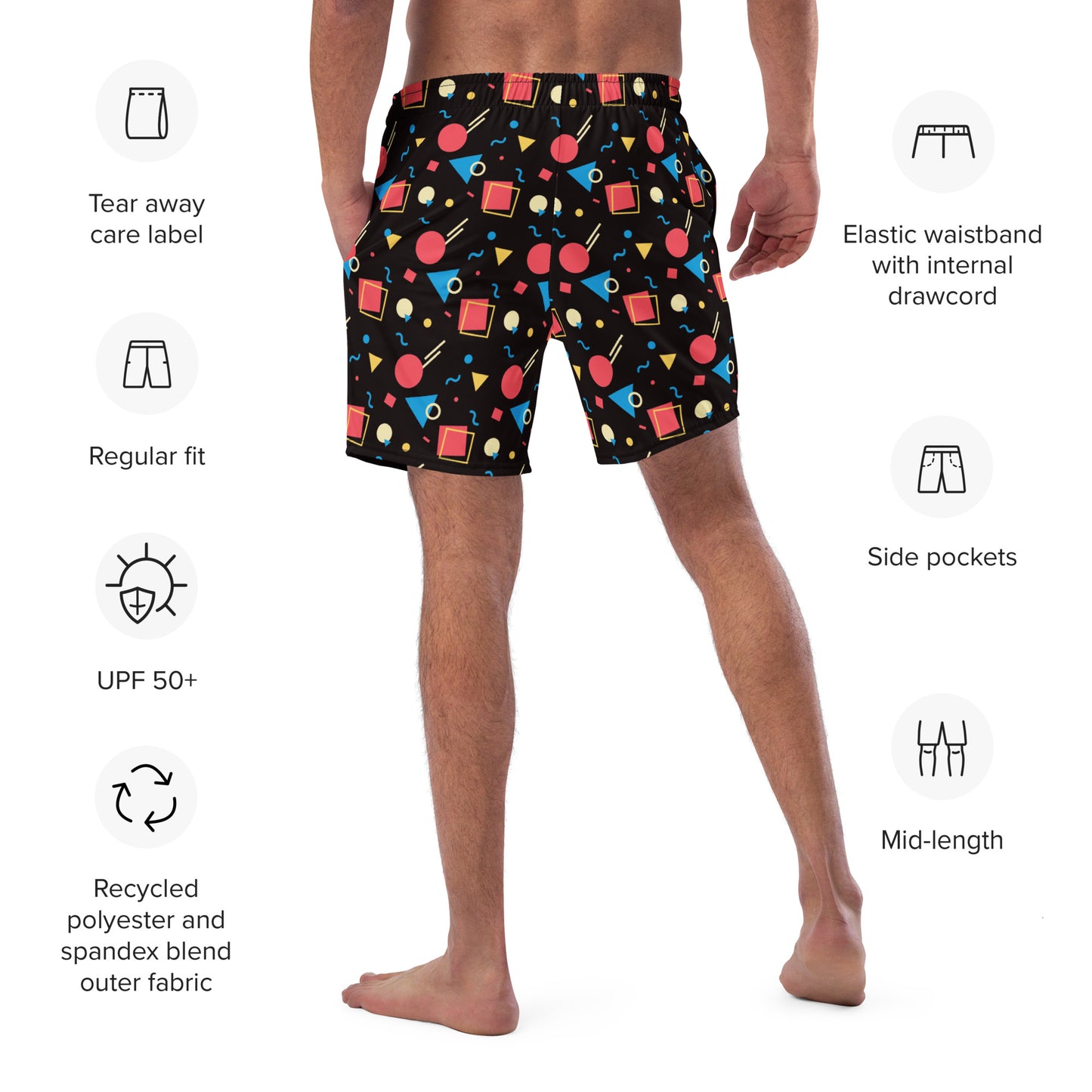 WATERMELON SUMMER Men's Swim Trunks