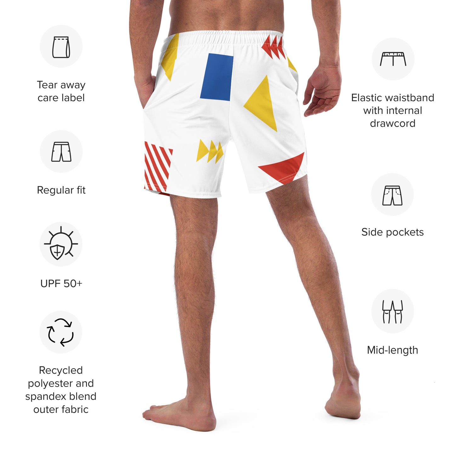 UNIQUE Men's Swim Trunks