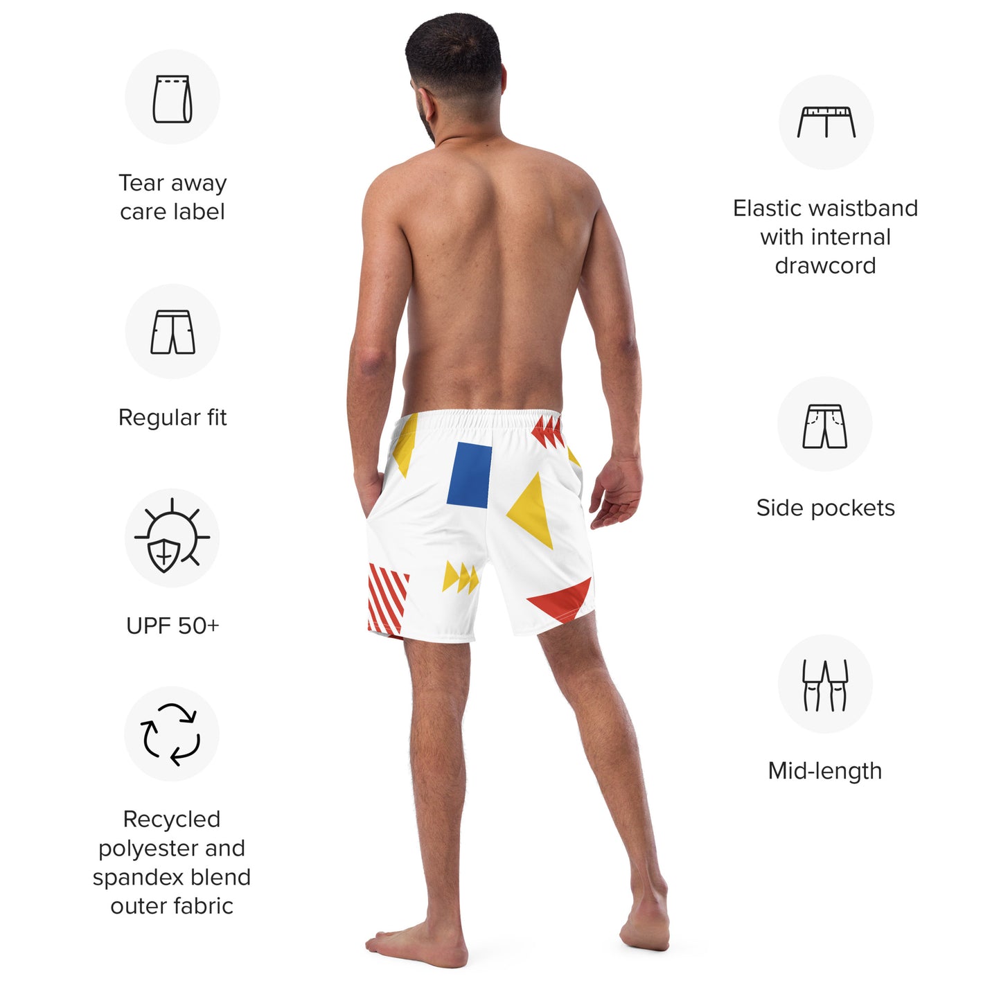 UNIQUE Men's Swim Trunks