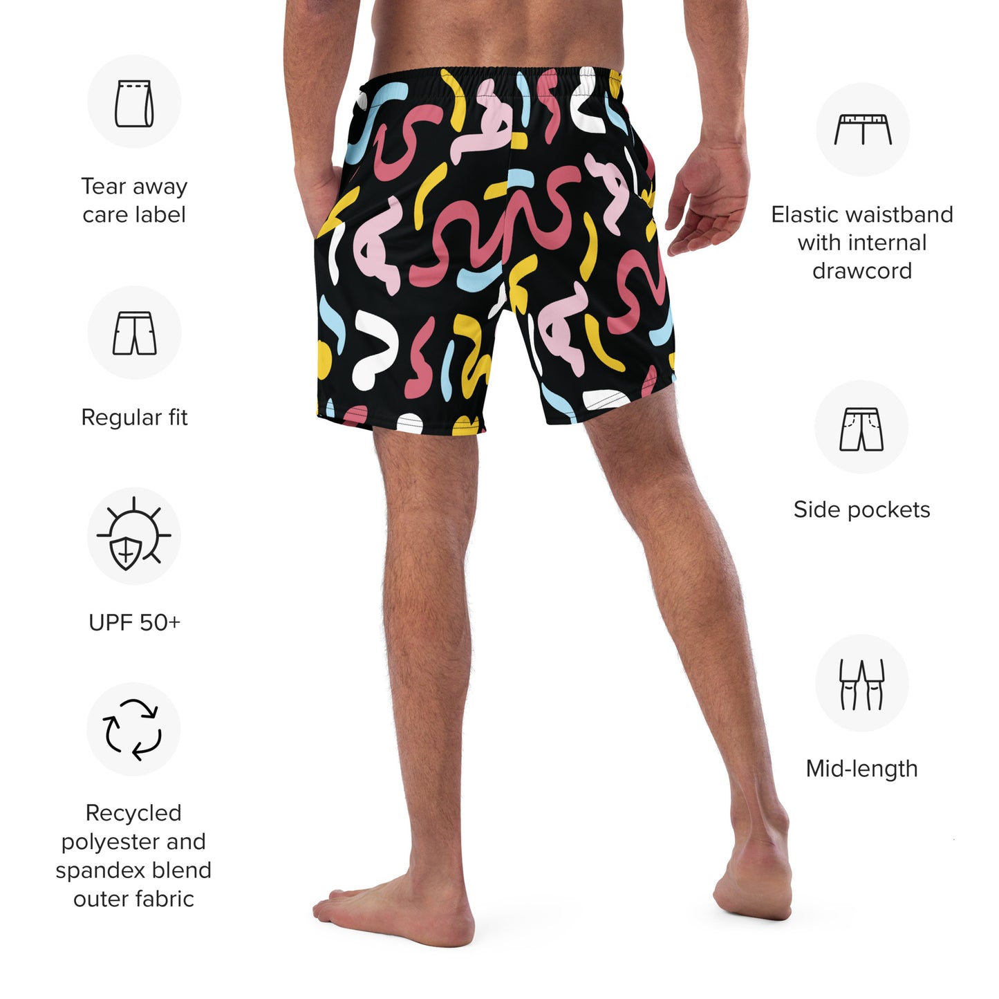 QUANTUM Men's Swim Trunks