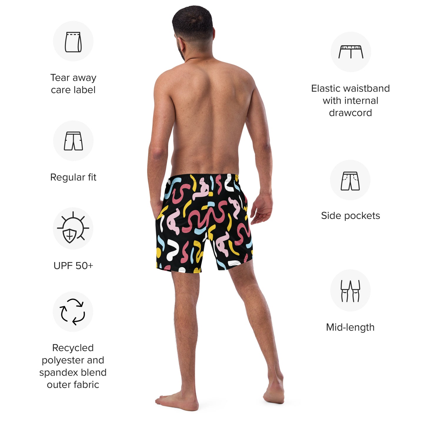 QUANTUM Men's Swim Trunks