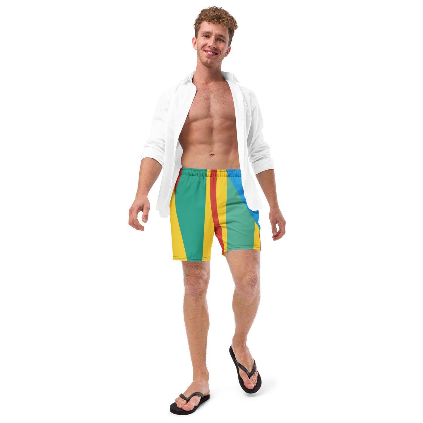 RAY OF LIGHT Men's Swim Trunks