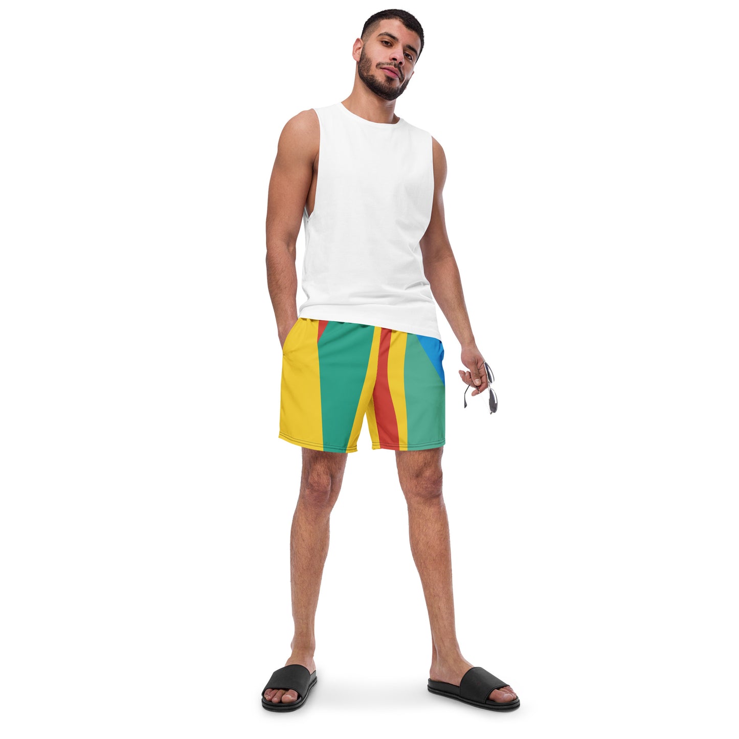 RAY OF LIGHT Men's Swim Trunks