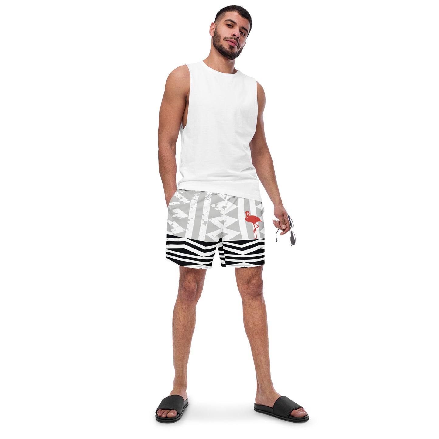 ONE STEP AT A TIME Swim Trunks