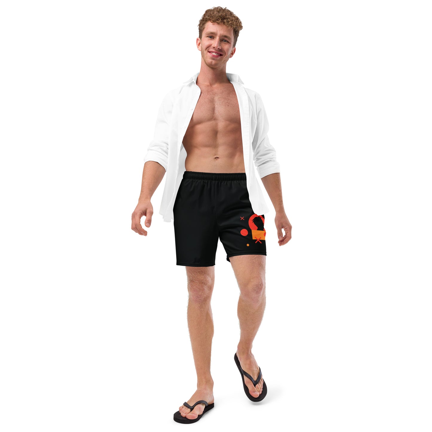 VISIONARY Men's Swim Trunks (Orange Hues)