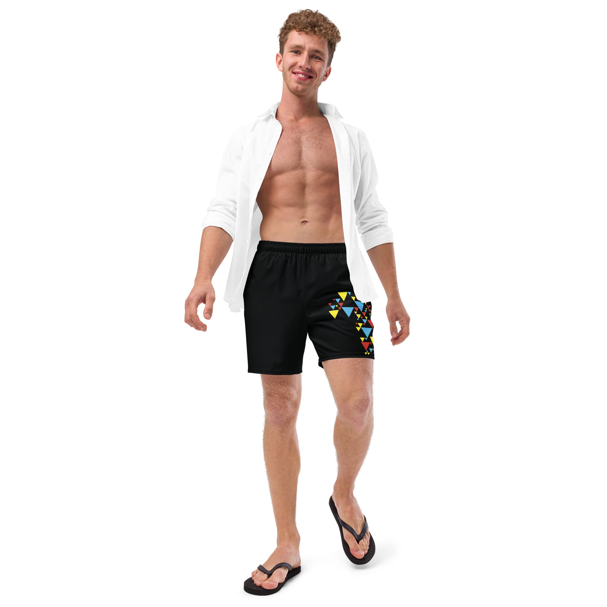 AFRICA IS ELECTRIC Men's Swim Trunks - SOULSKY 