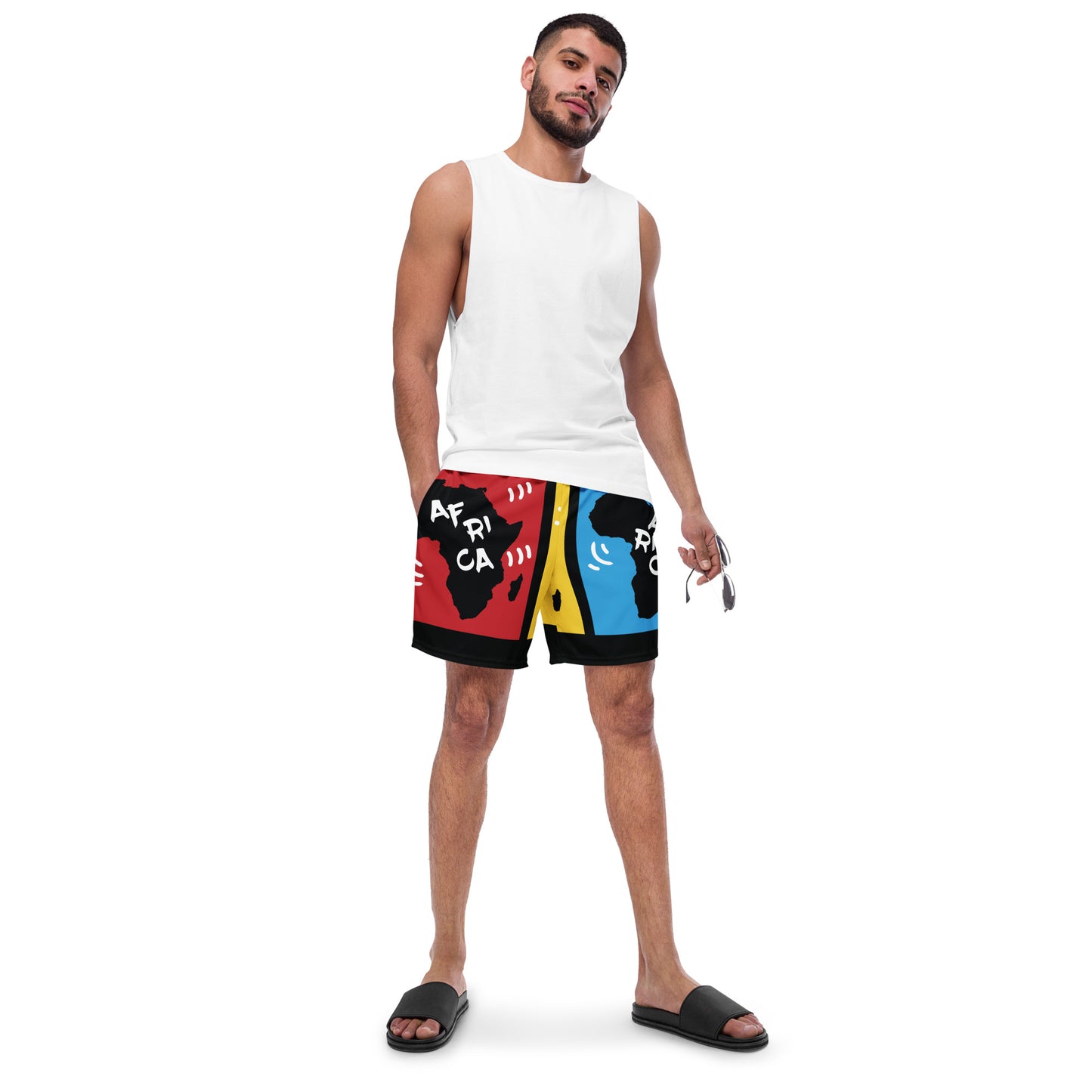 AFRICA PRIMARY Men's Swim Trunks