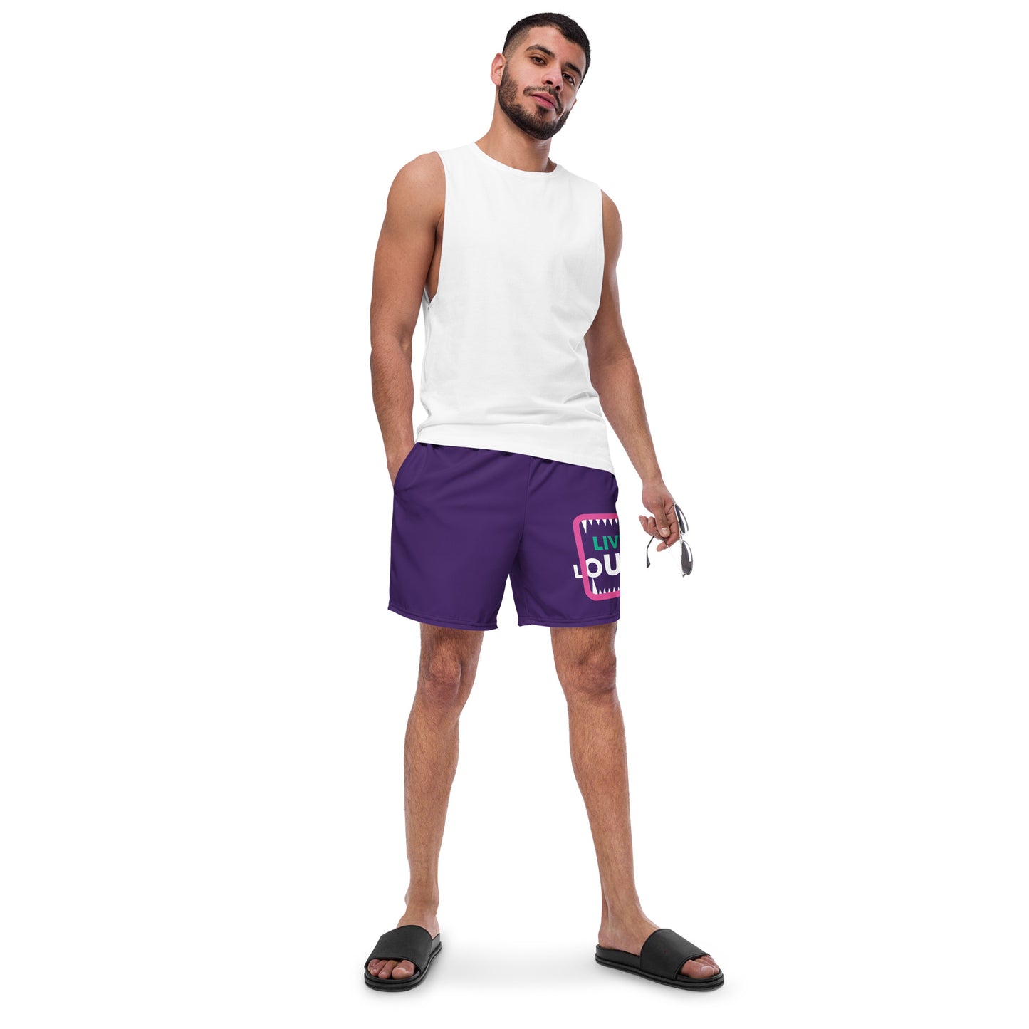 LIVE LOUD Men's Swim Trunks