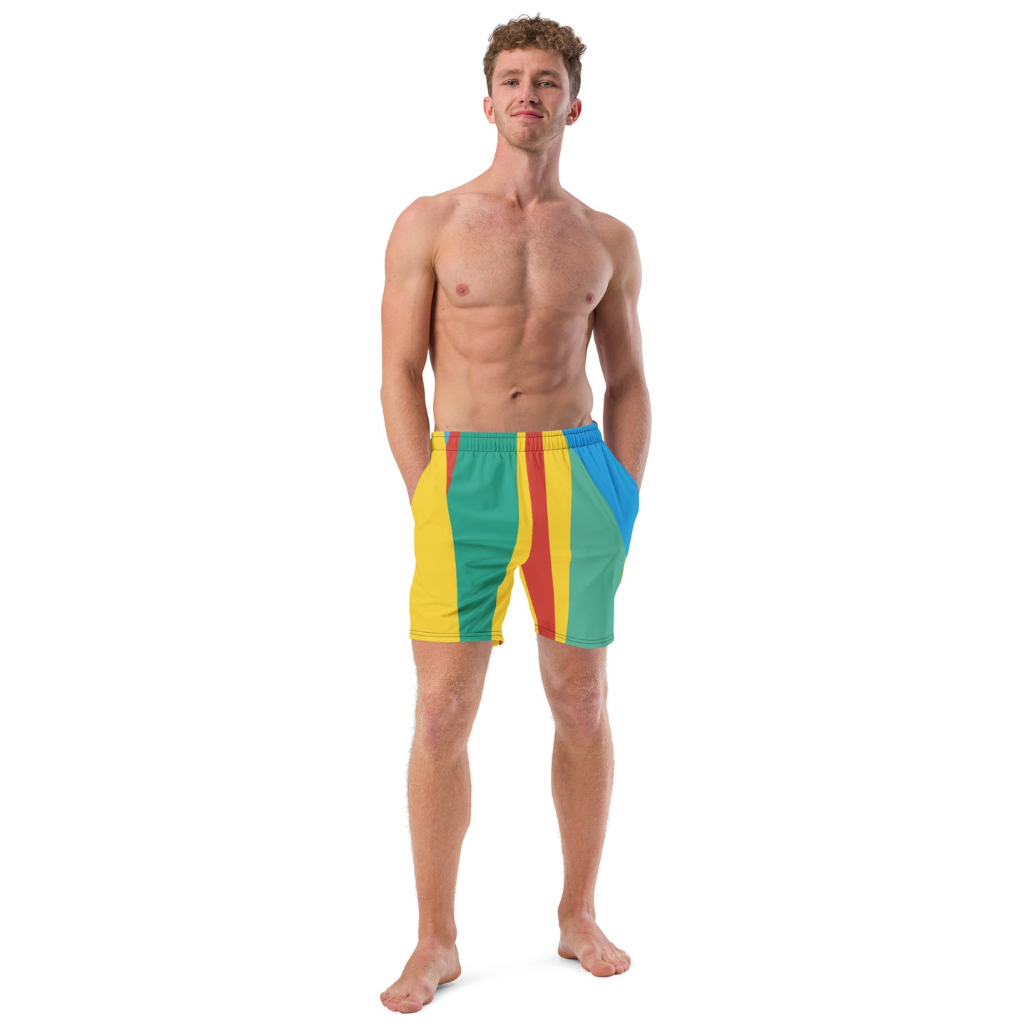 RAY OF LIGHT Men's Swim Trunks