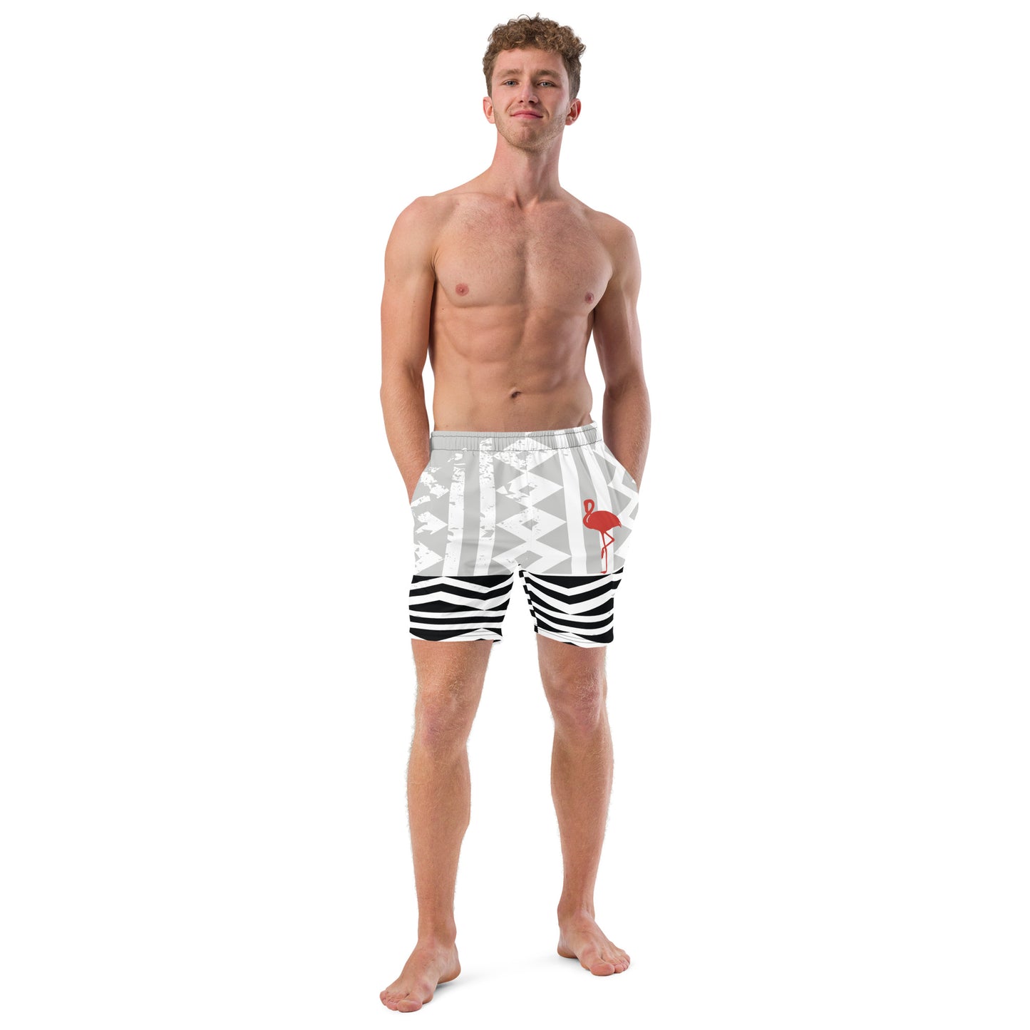 ONE STEP AT A TIME Swim Trunks