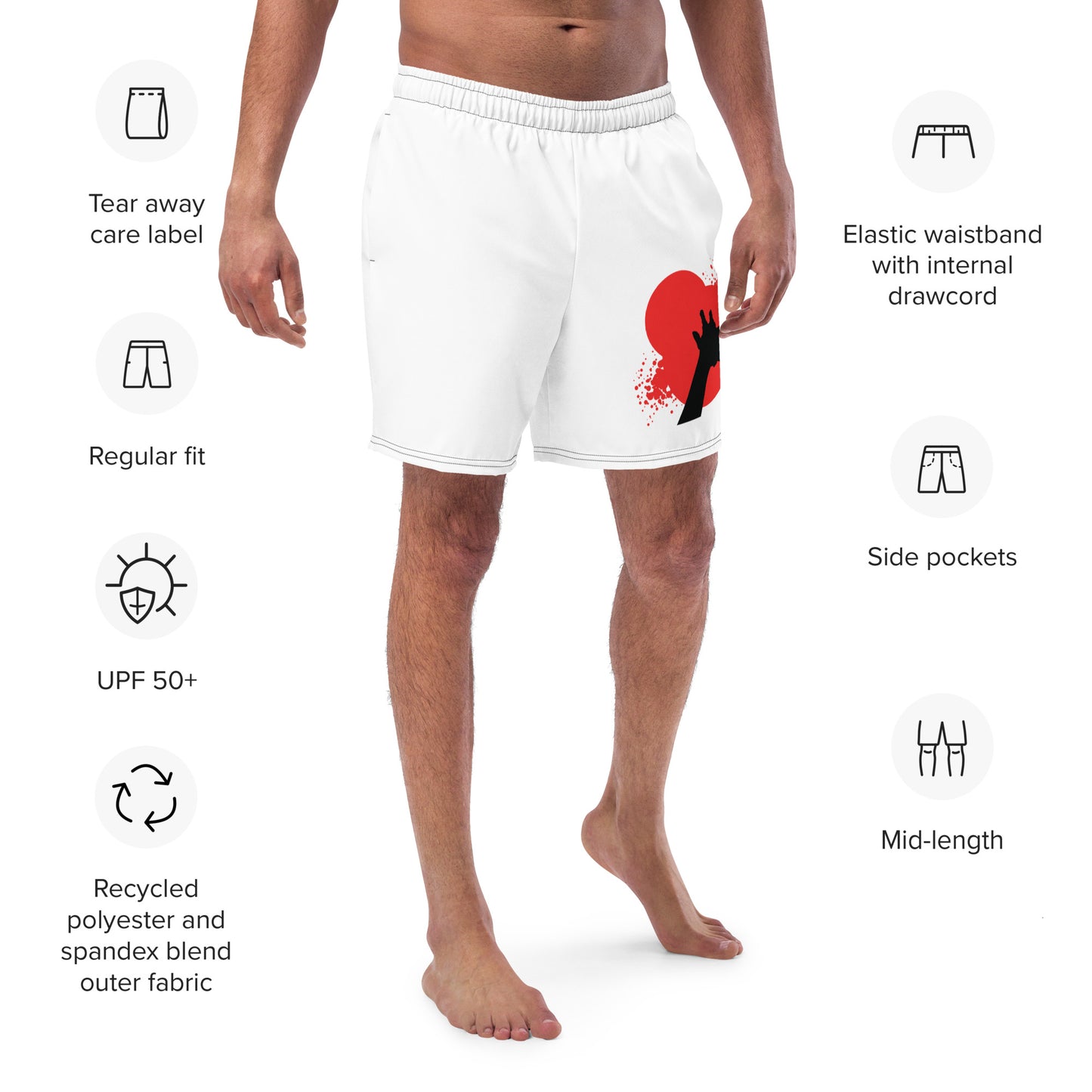 STAND OUT Men's Swim Trunks