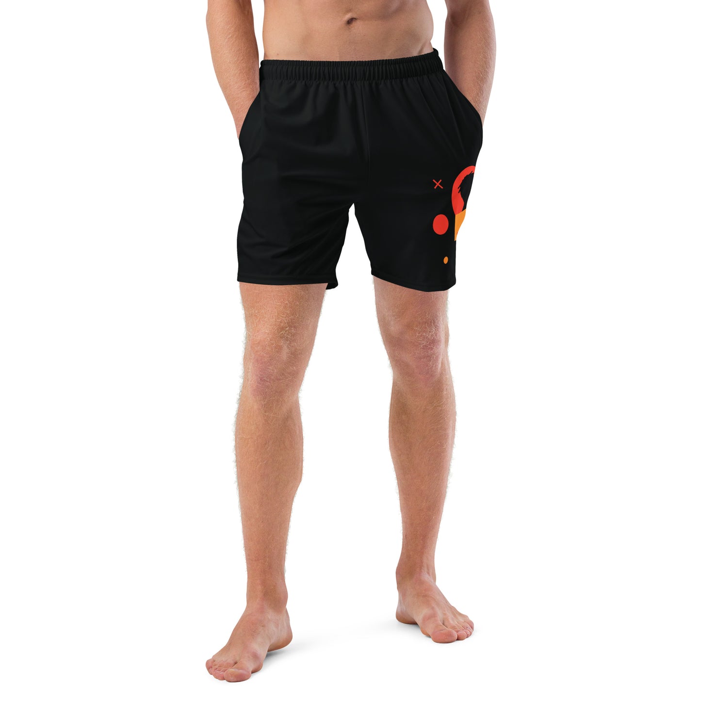 VISIONARY Men's Swim Trunks (Orange Hues)