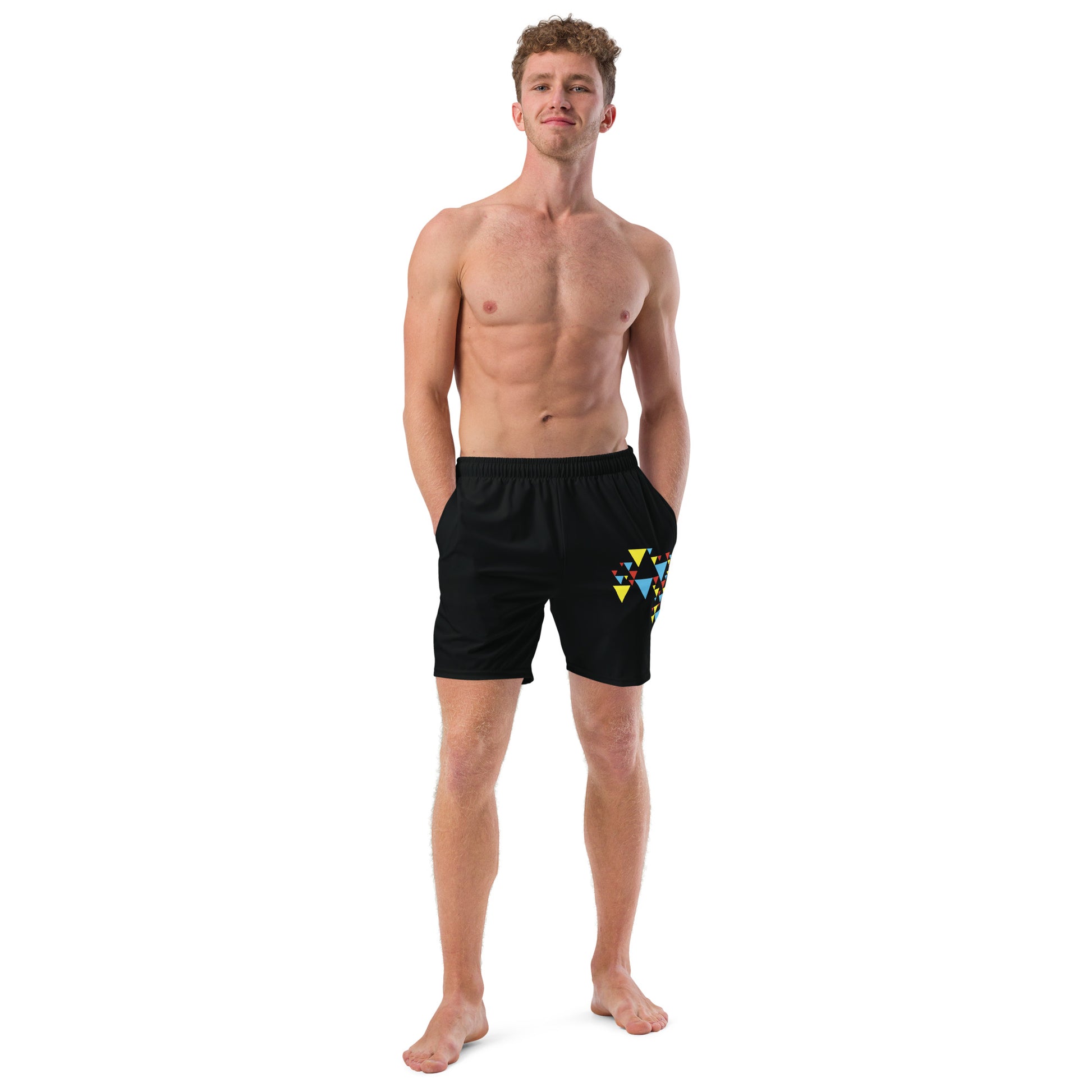 AFRICA IS ELECTRIC Men's Swim Trunks - SOULSKY 