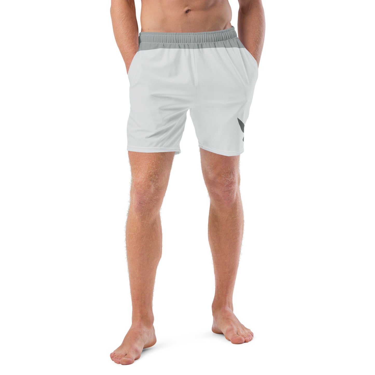 NEVER LOSE HOPE Men's Swim Trunks (Gray)