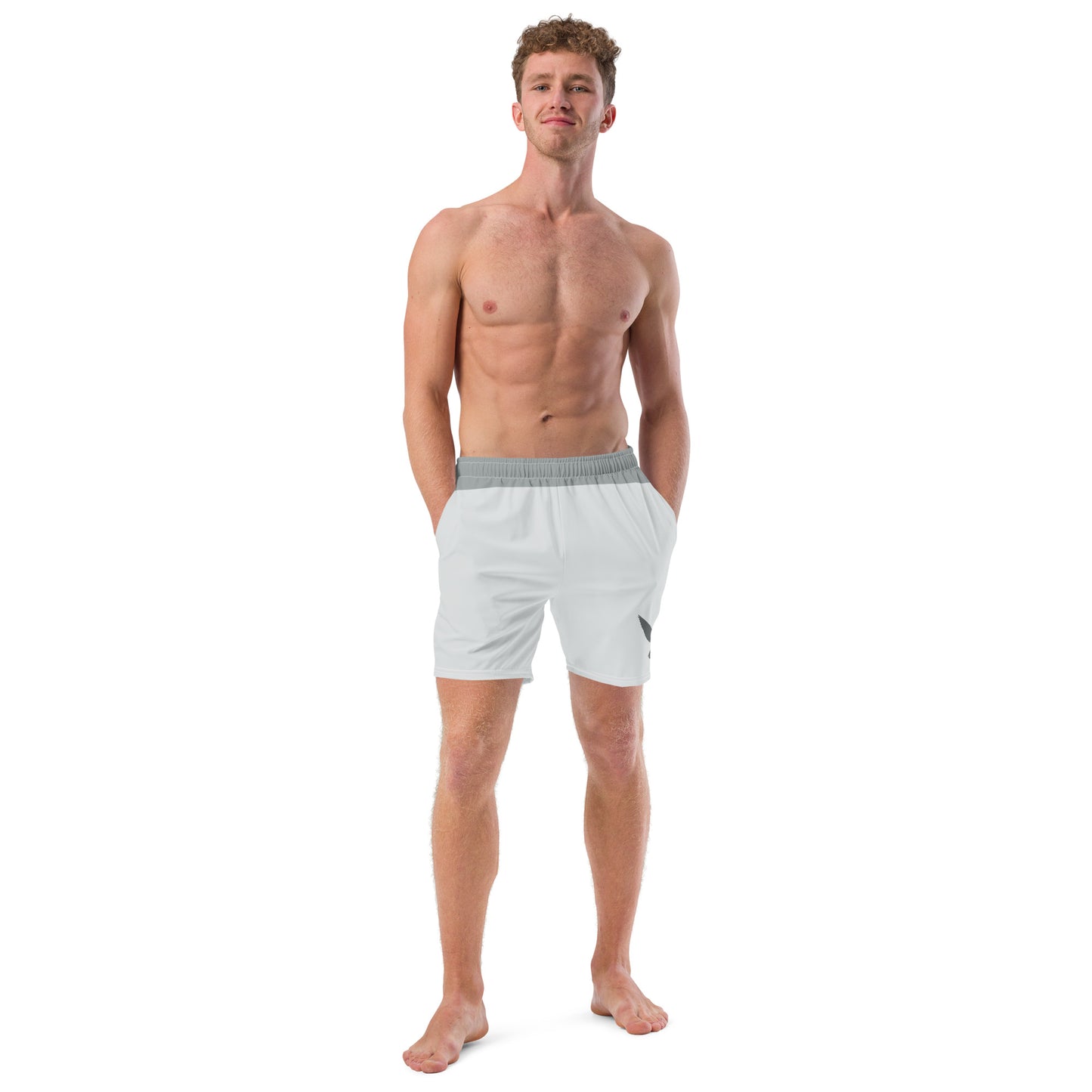 NEVER LOSE HOPE Men's Swim Trunks (Gray)